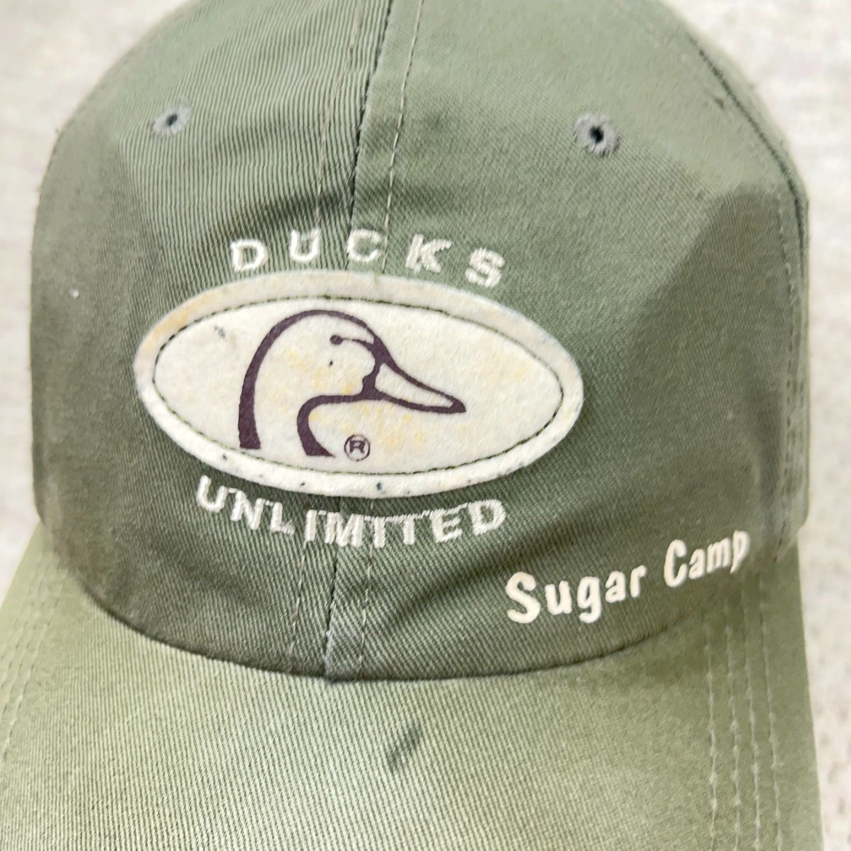 Sugar VINTAGE Ducks Unlimited Hat Cap Strap Back Green Nature Y2K Faded Sugar Camp * Ducks Unlimited Hat Cap Strap Back Green Nature Y2K Faded Sugar Camp * Size ONE SIZE - 2 Thumbnail