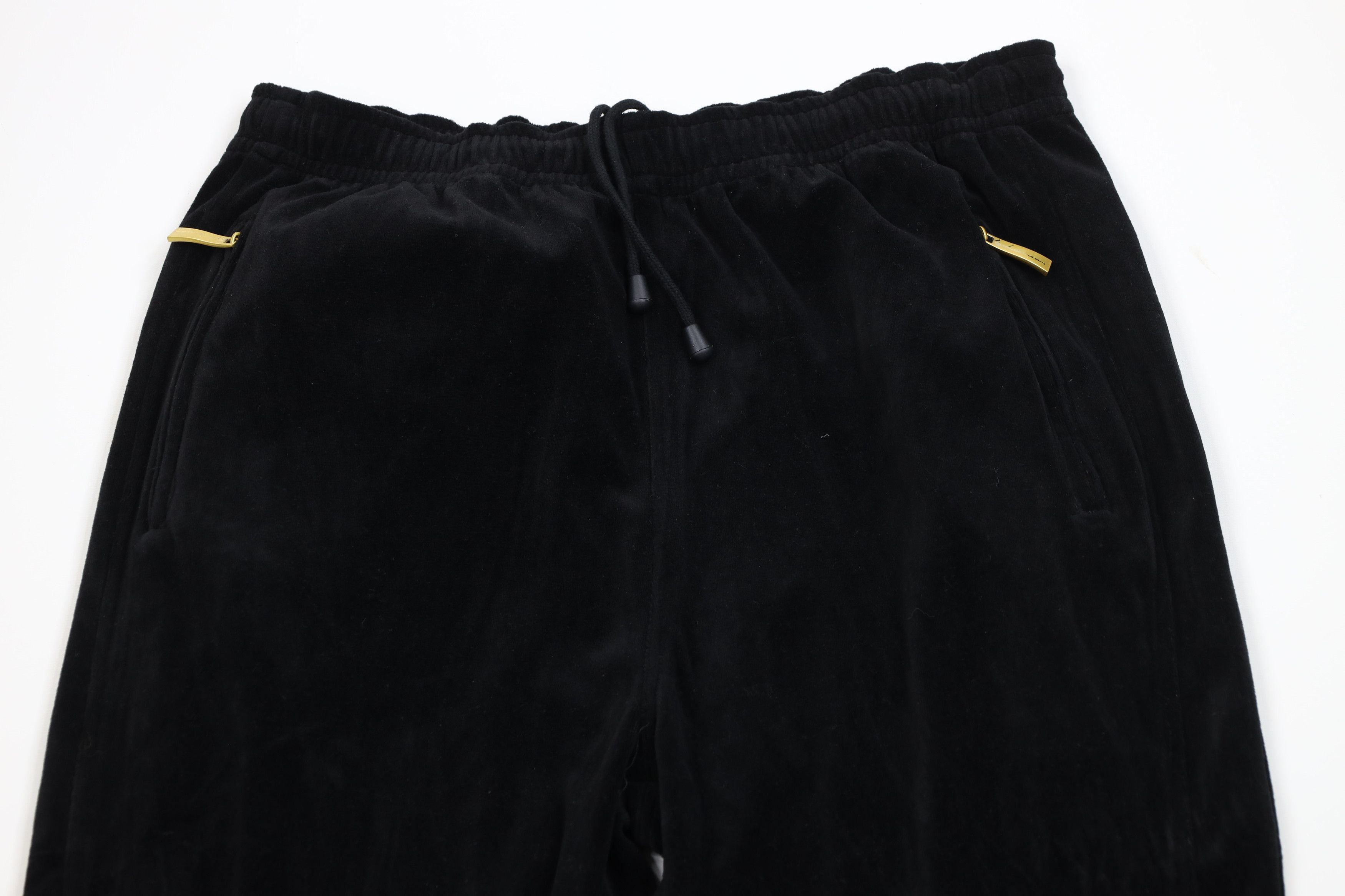 Vintage Vintage Y2K Streetwear Adjustable Wide Leg Velour Sweatpants Size US 36 / EU 52 - 2 Thumbnail