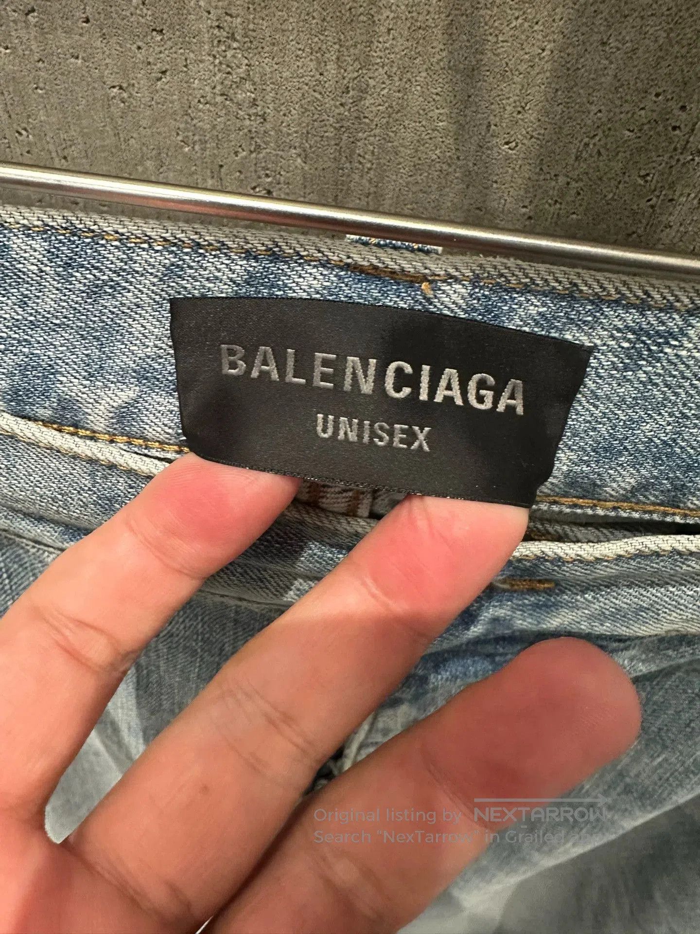 Balenciaga Balenciaga Light Blue Baggy Jeans - dmc. Size US 38 / EU 54 - 3 Thumbnail