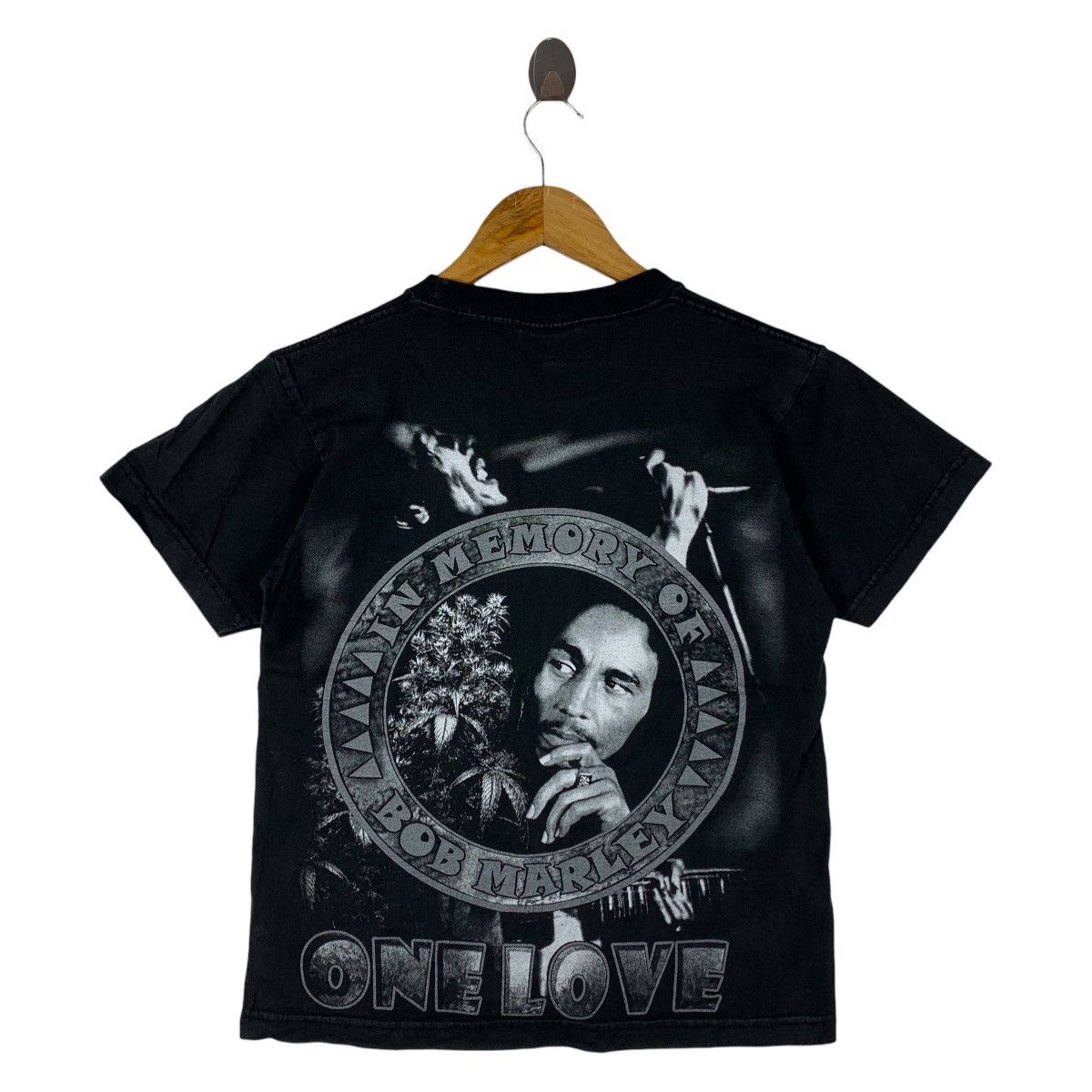Band Tees Vintage bootleg BOB MARLEY mirror print tee Size US S / EU 44-46 / 1 - 4 Thumbnail