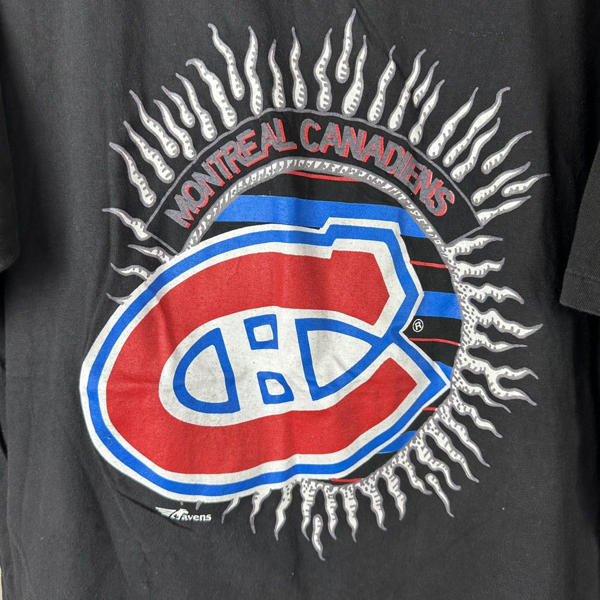 NHL × Vintage Vintage 90s Montreal Canadiens Logo Hockey NHL T-shirt Size US XL / EU 56 / 4 - 3 Thumbnail
