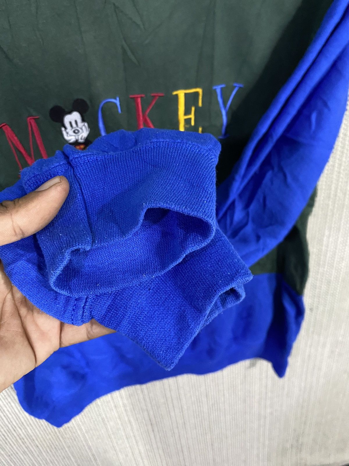 Mickey Inc Vintage 90s mickey inc sweatshirt spellout emboidery Size US L / EU 52-54 / 3 - 8 Thumbnail