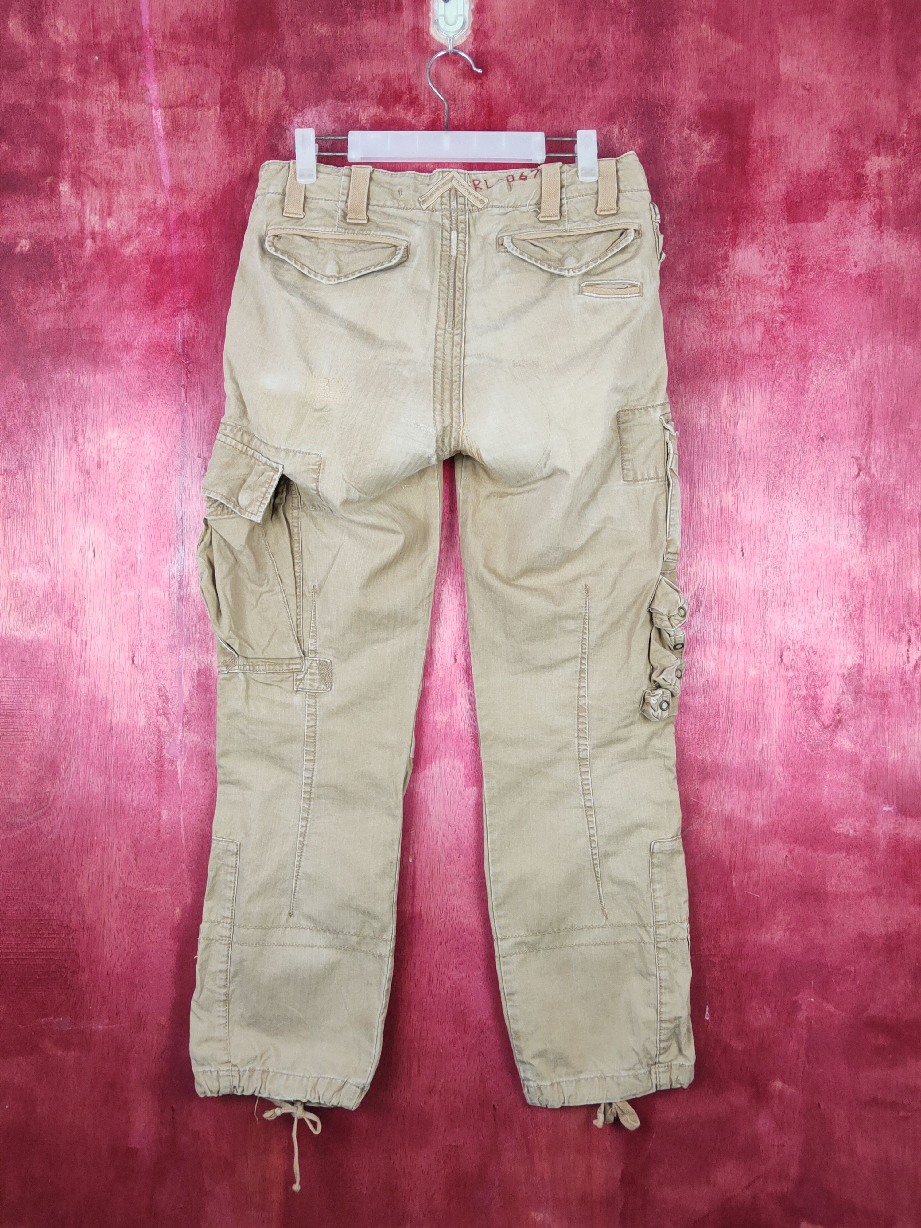 Polo Ralph Lauren Polo Ralph Lauren faded Multipocket Cargo Pants #1347DL Size US 29 - 8 Thumbnail