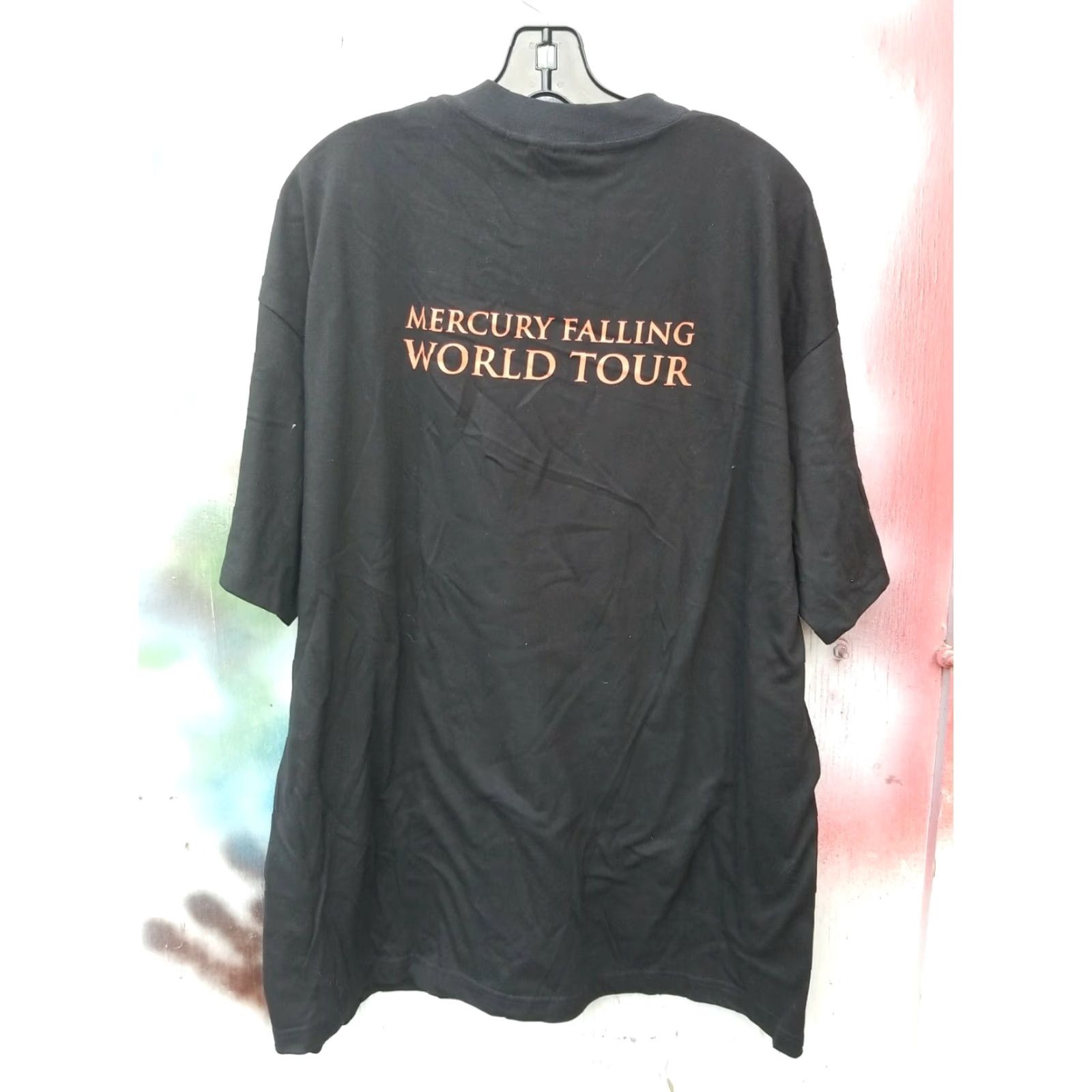 Vintage VINTAGE Sting Mercury Falling Concert Tour T-Shirt XL Mens Black 1990s 90s VTG Single Stitch # Concert Tour Shirt Size US XL / EU 56 / 4 - 3 Thumbnail
