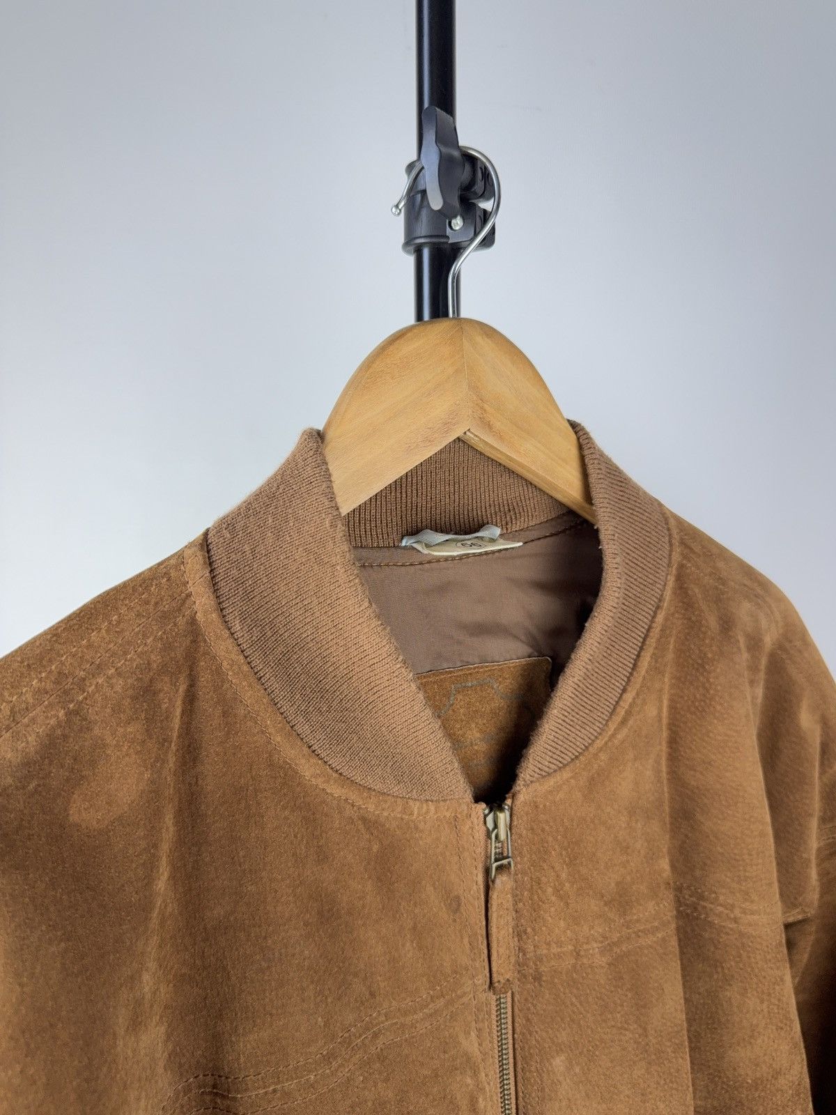 Leather Vintage Genuine Leather MOTO Bomber Jacket Rock Punk Rick Size US L / EU 52-54 / 3 - 4 Thumbnail