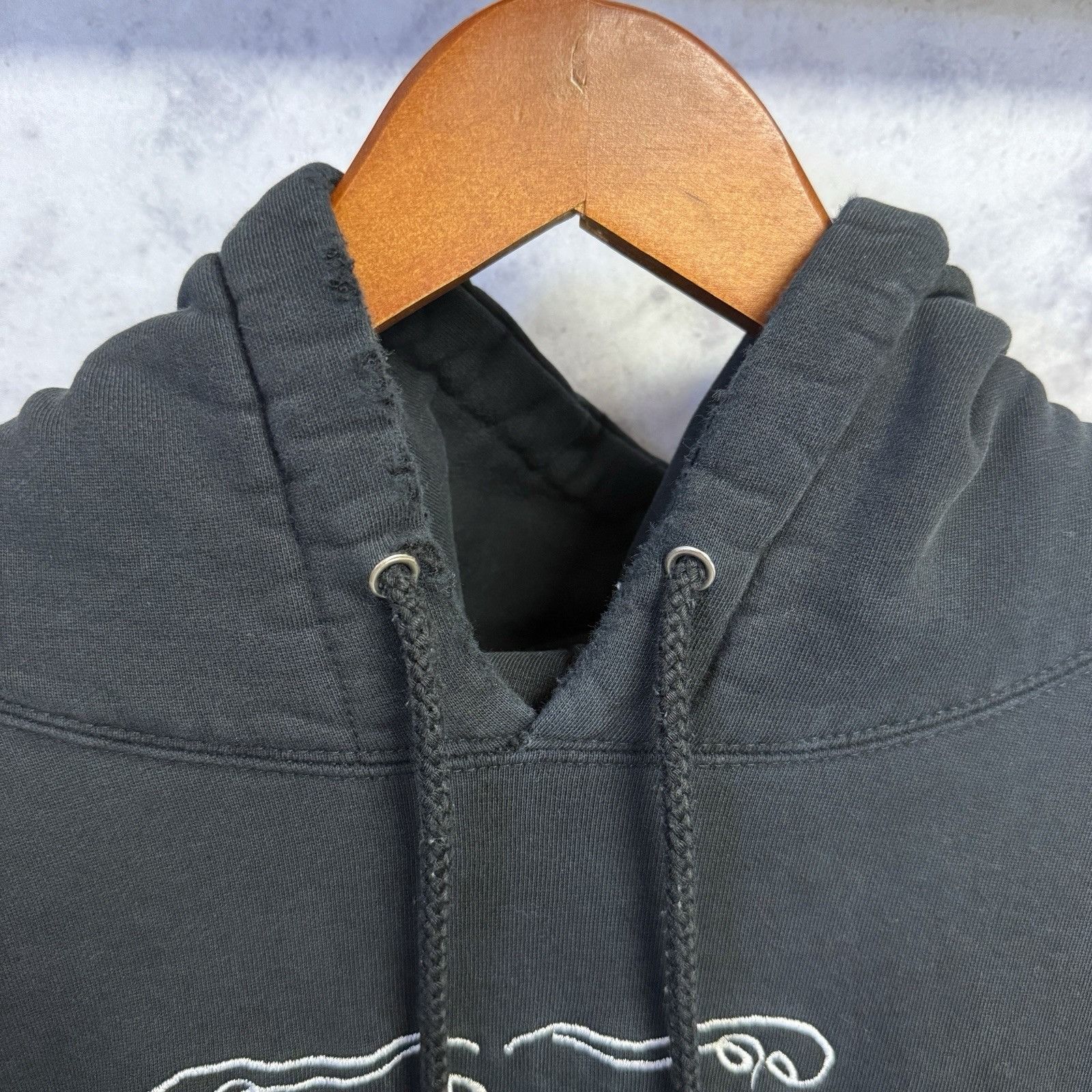 Vintage Vintage Jack Daniels Hoodie Sweatshirt Mens 2XL Black Embroi Size US XXL / EU 58 / 5 - 4 Thumbnail
