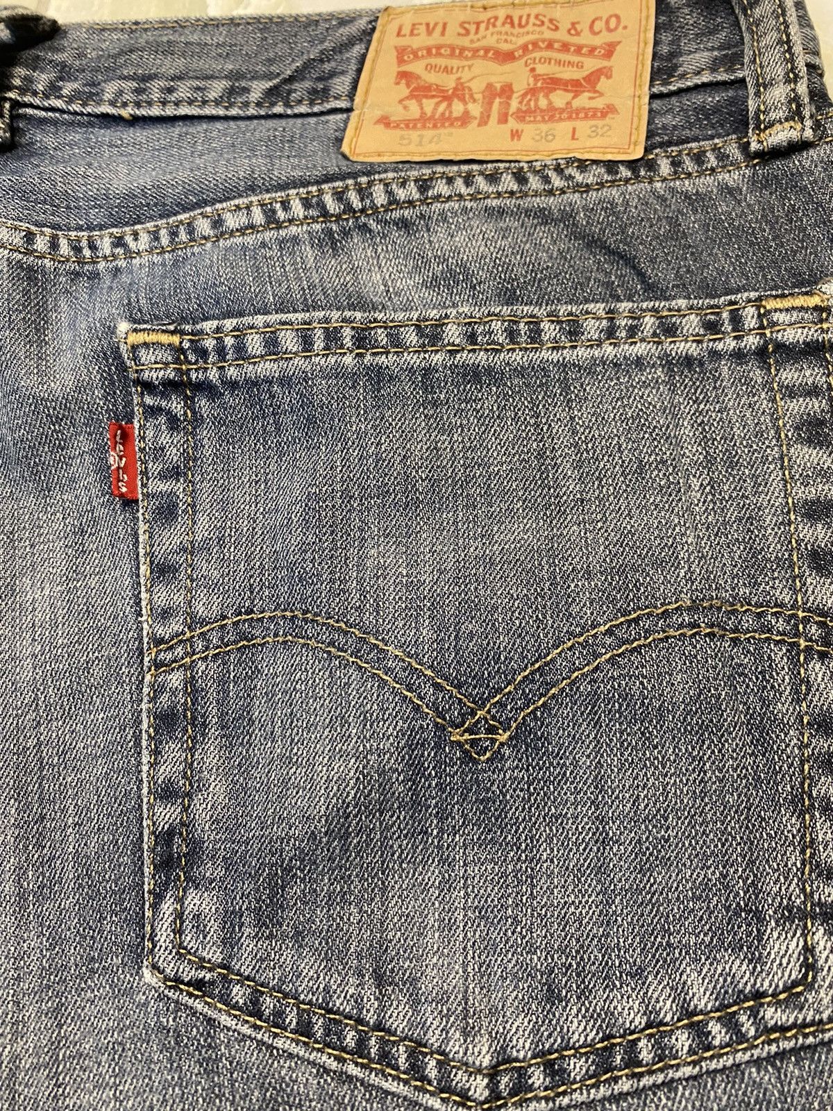 Levi's Vintage Black Levis 514 Jeans Size US 37 - 13 Thumbnail
