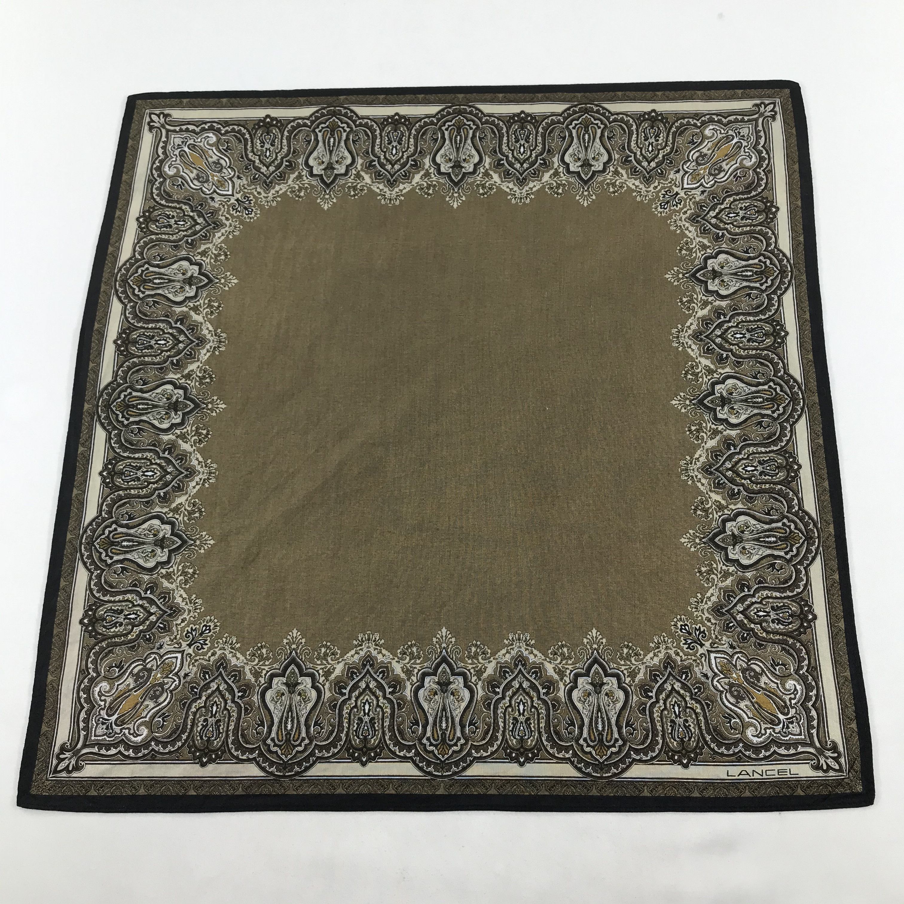 Lancel Lancel Paisley Handkerchief Neckerchief Bandana H44 Size ONE SIZE - 1 Thumbnail