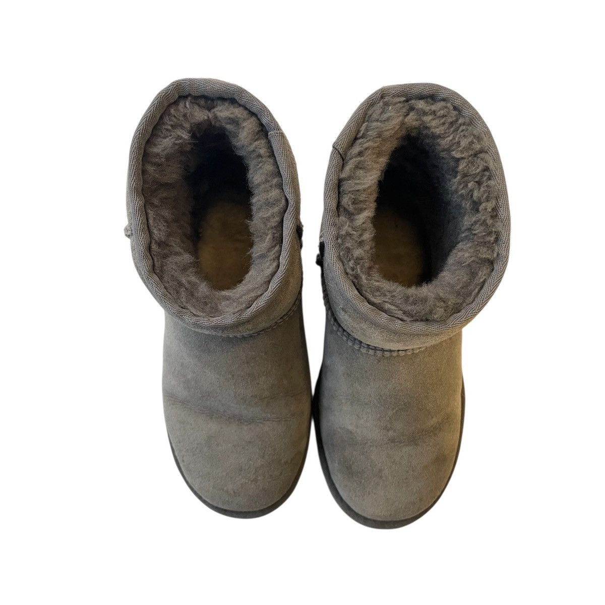 Ugg UGG Australia Classic Mini Grey Gray Suede Ankle Boots Size US 7 / IT 37 - 6 Thumbnail