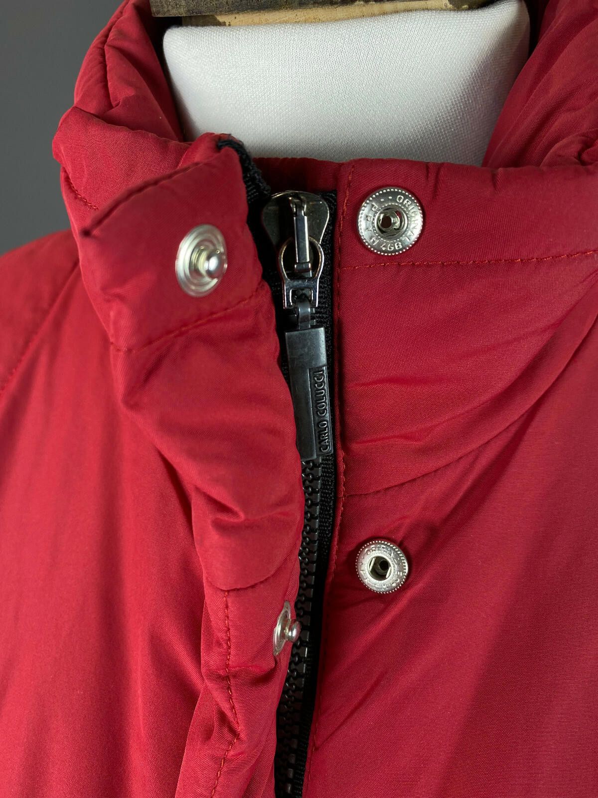 Carlo Colucci Carlo Colucci Red Nylon Insulated Parka Coat Size 38 Size M / US 6-8 / IT 42-44 - 3 Thumbnail