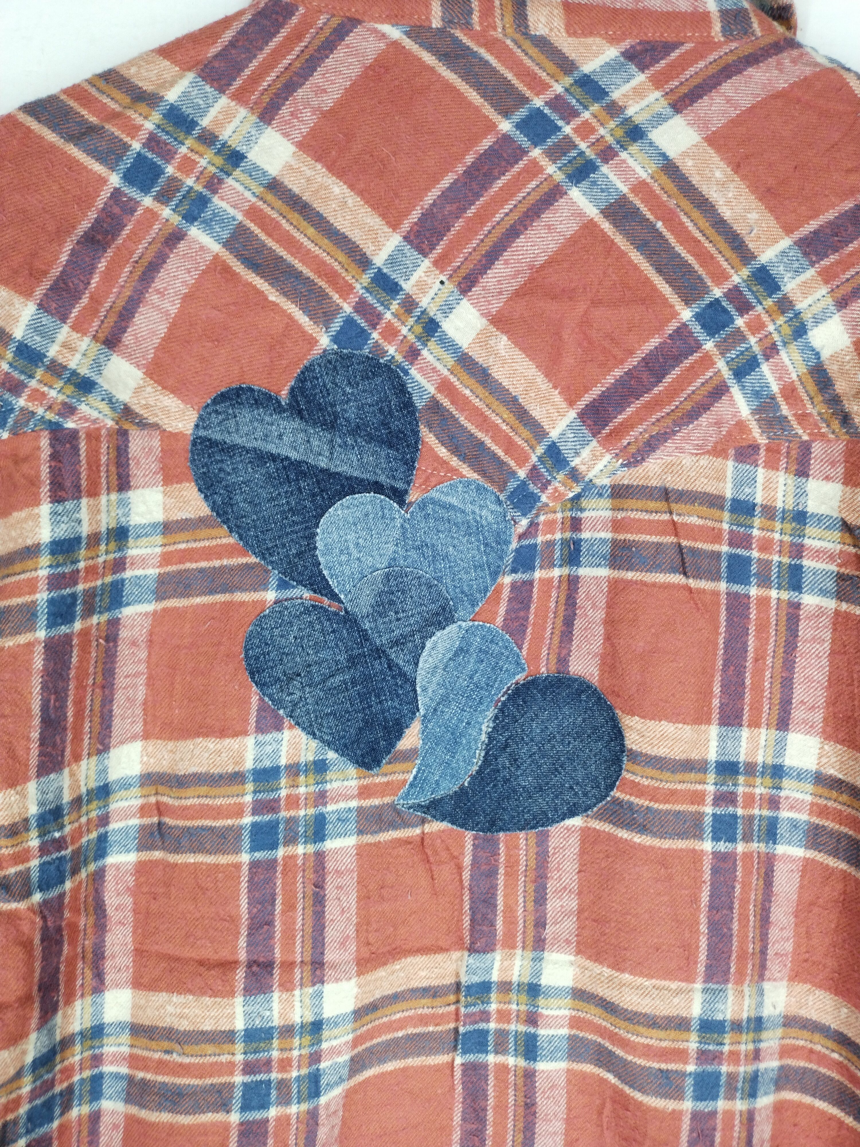 Japanese Brand × Remi Relief Vtg Japanese Slub Flannel Work Shirt Size US L / EU 52-54 / 3 - 11 Thumbnail