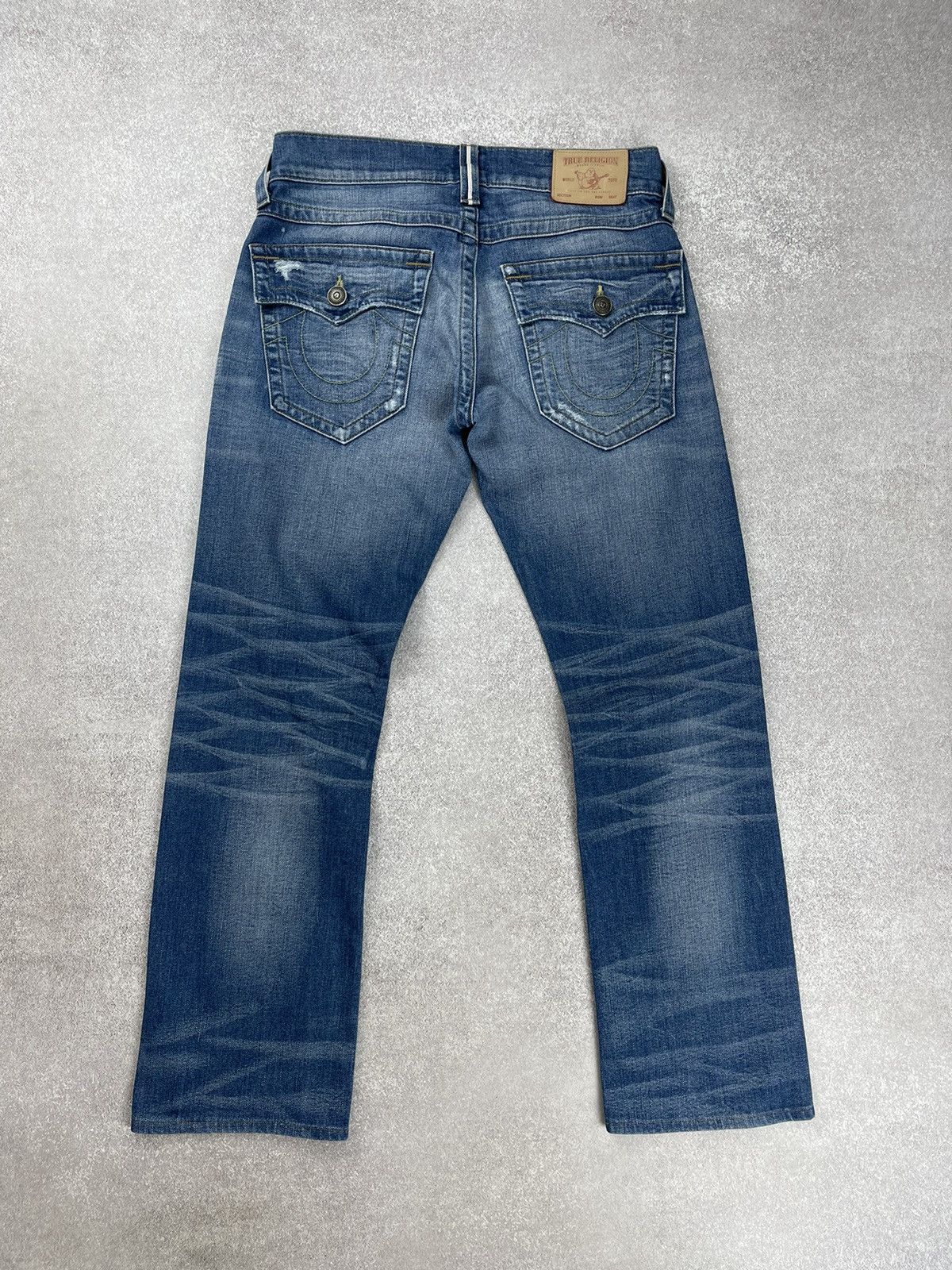 Japanese Brand × True Religion True Religion Ricky Distressed Denim Jeans Size 30 Size US 30 / EU 46 - 9 Thumbnail