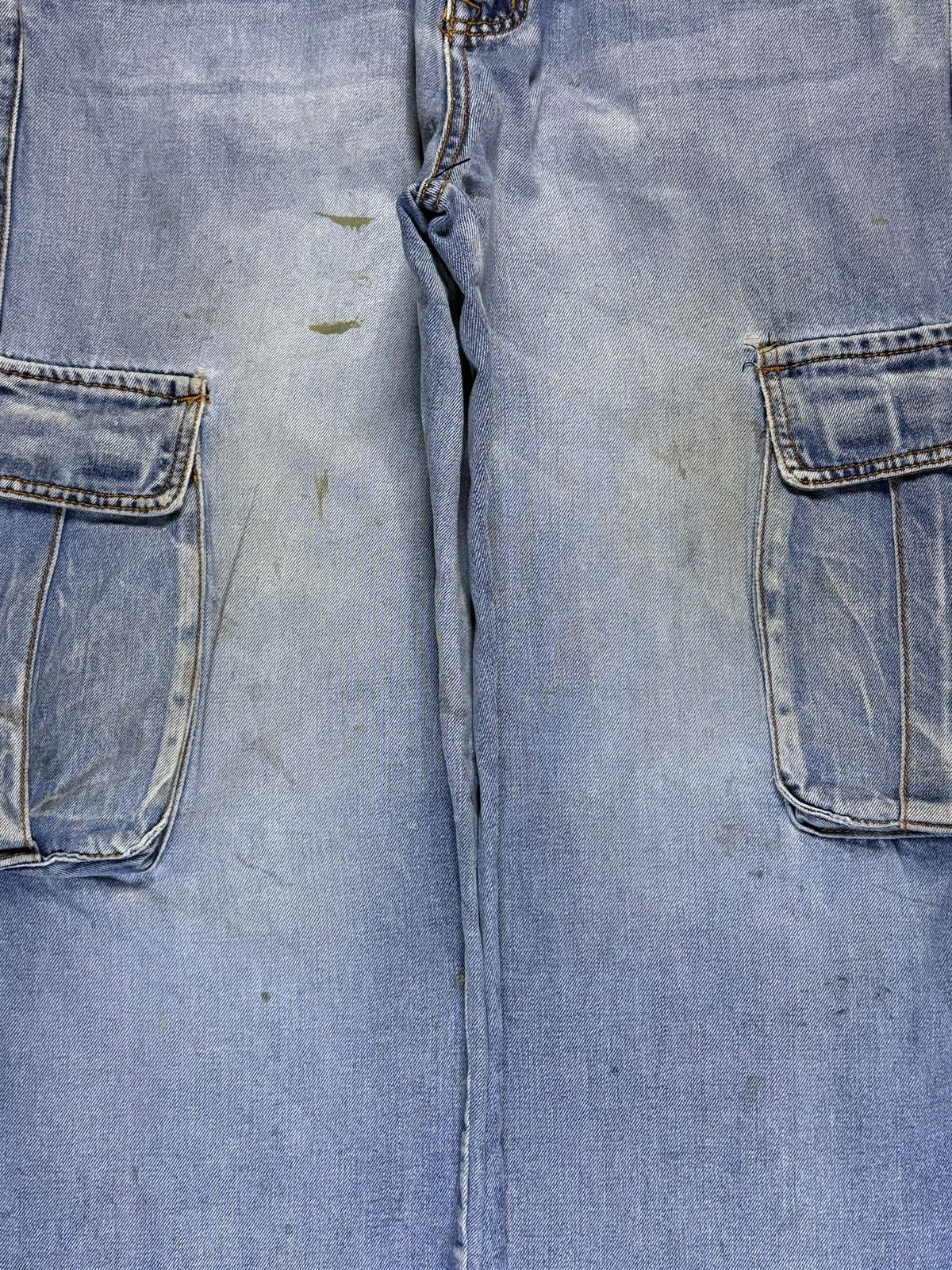 Japanese Brand Vintage Japanese Brand Mud Wash Loose Cargo Jeans Size US 32 / EU 48 - 5 Thumbnail