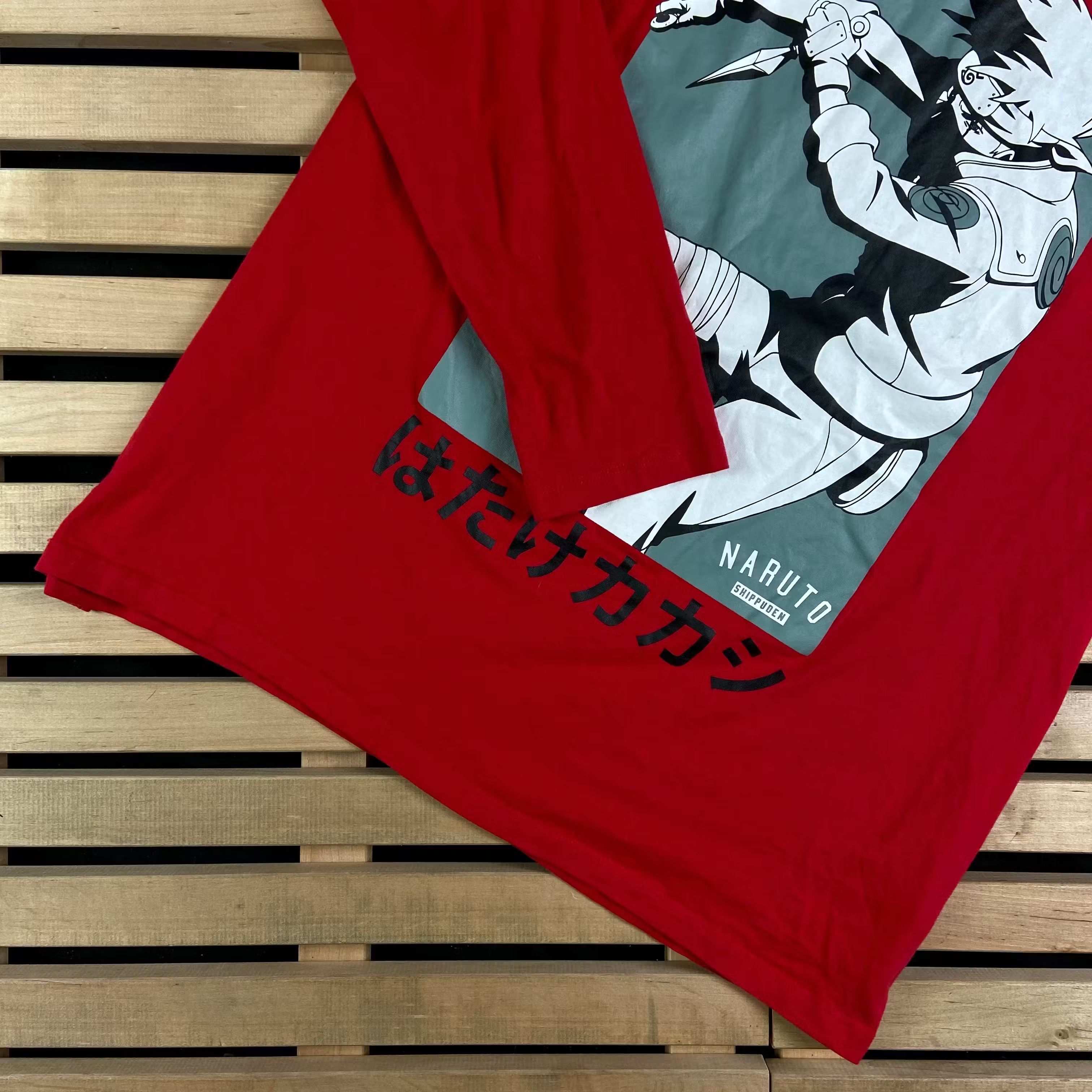 Japanese Brand × Vintage Mens Vintage T Shirt Long Sleeve Naruto Size XXL 2XL Size US XXL / EU 58 / 5 - 3 Thumbnail