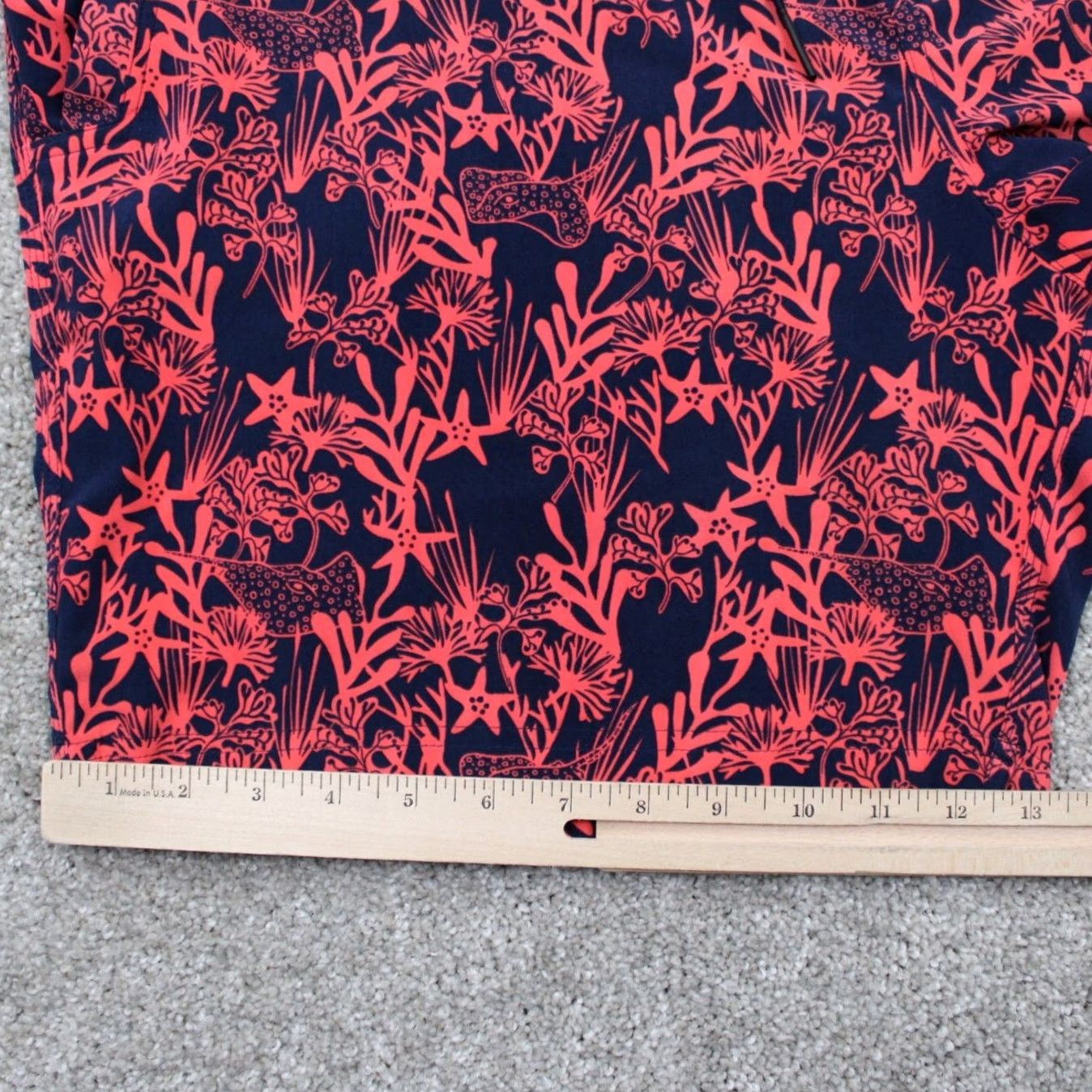 Vintage Coolibar Kahuna Swim Trunk Shorts Mens XL Pink/Blue Floral Polyester Stretch Trunks Mens XL Pink/Blue Floral Swim Bottom Size US 36 / EU 52 - 6 Thumbnail