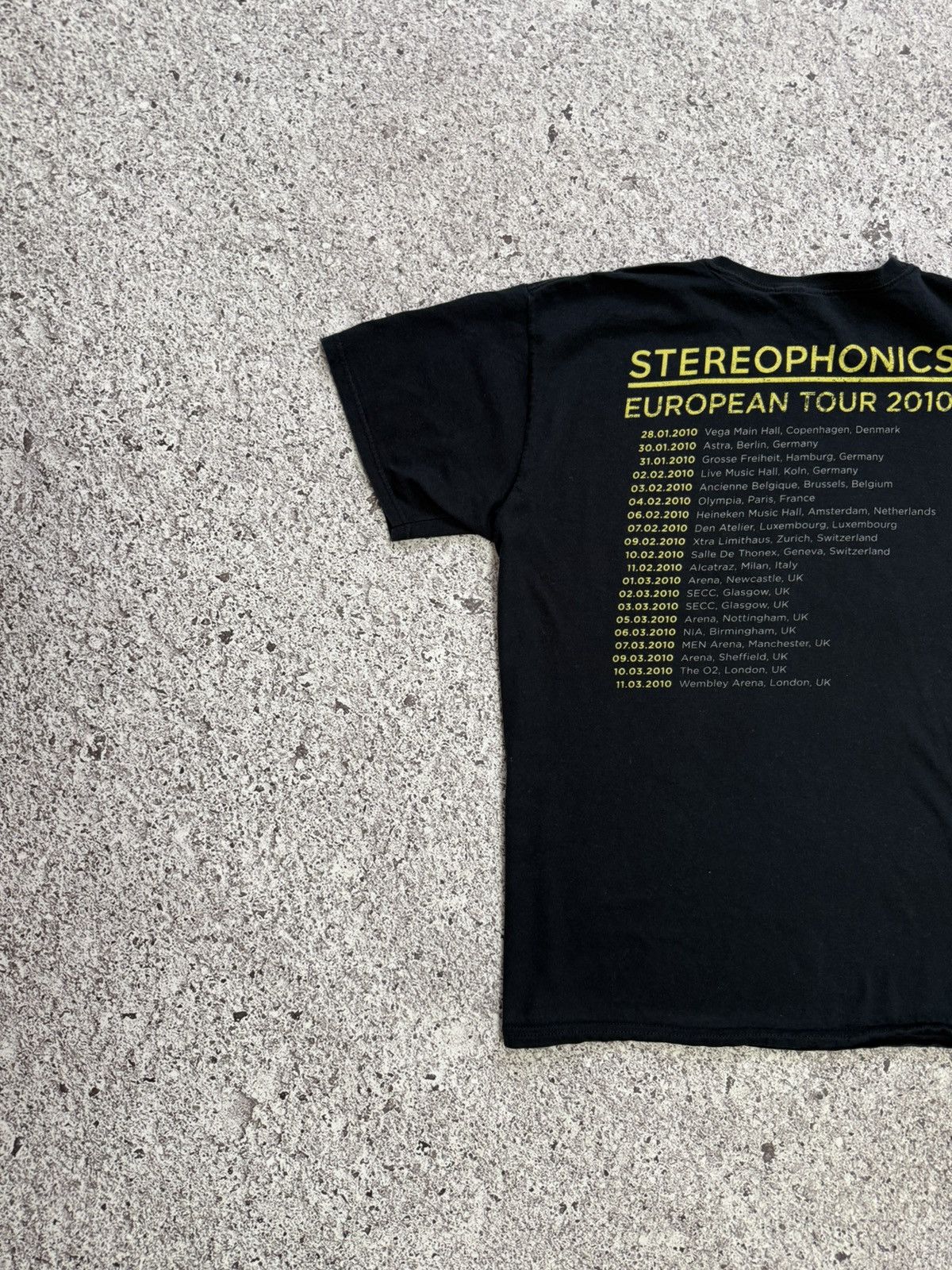 Band Tees × Vintage Vintage Stereophonics European Tour 2010 Rock Band T-Shirt Size US L / EU 52-54 / 3 - 7 Thumbnail