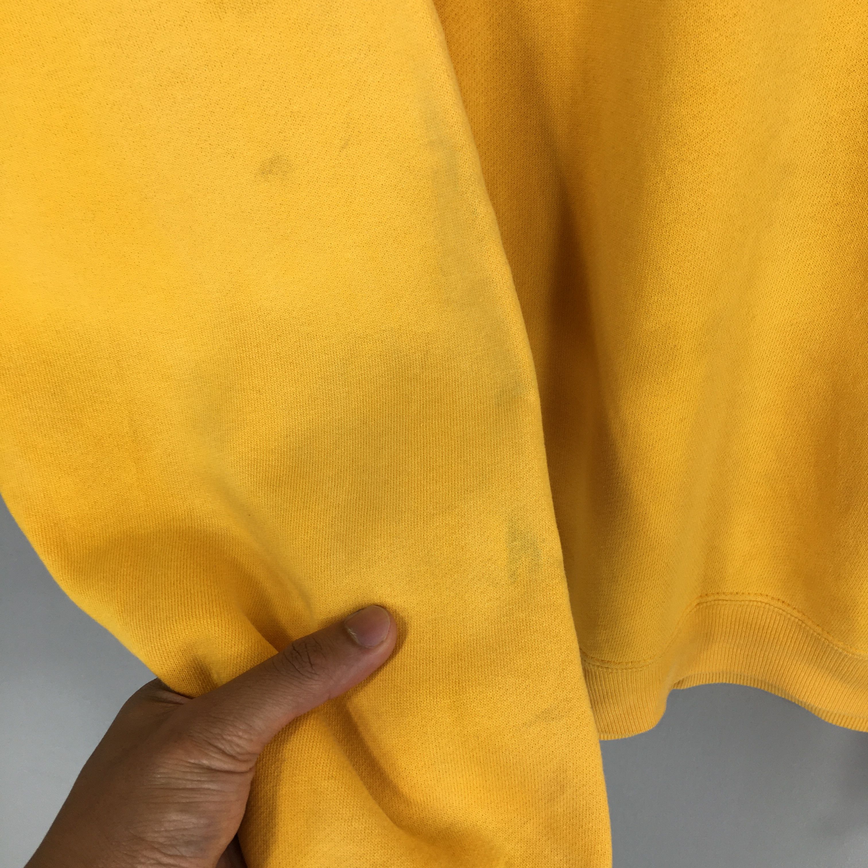 Gotcha × Quiksilver Vintage 90s Quiksilver Surf Yellow Sweatshirt Large Size US L / EU 52-54 / 3 - 8 Thumbnail