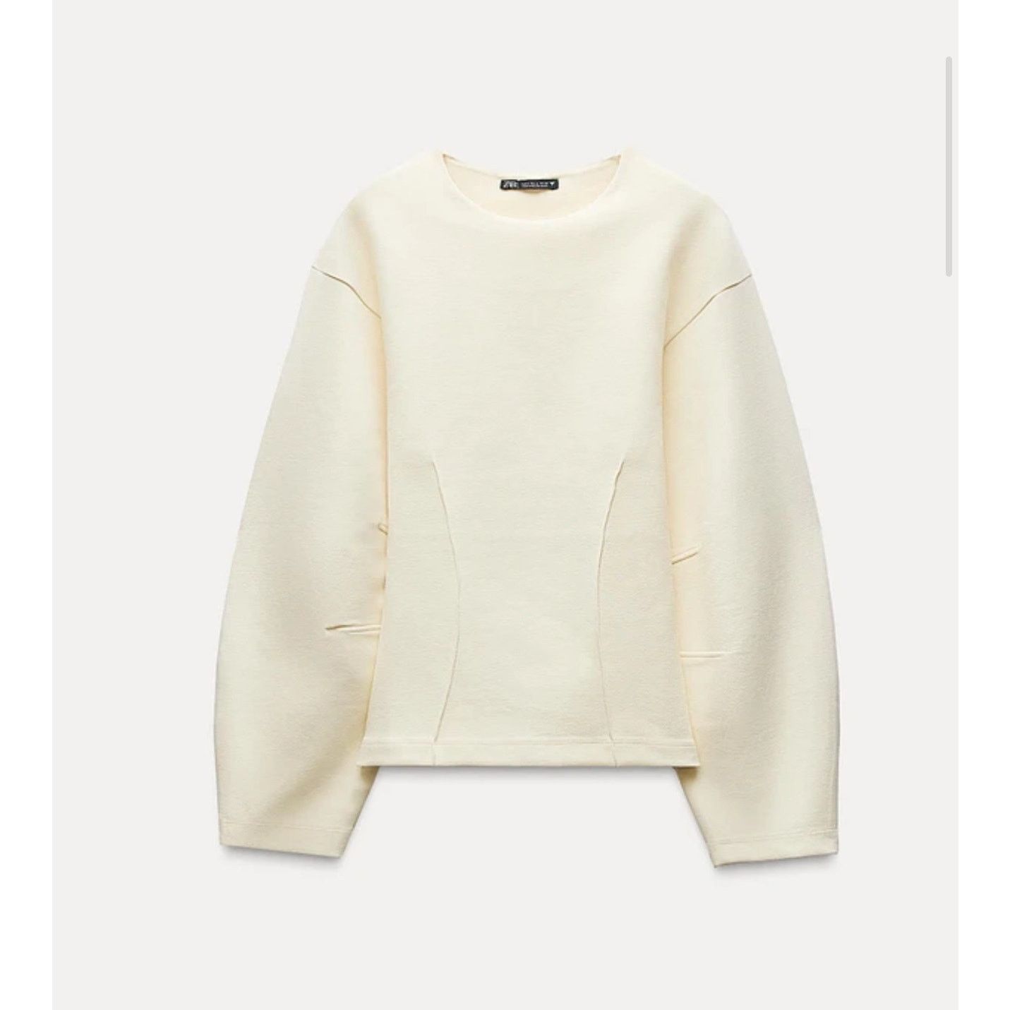 Zara Nwt- Zara- FITTED INTERLOCK TOP-M Size M / US 6-8 / IT 42-44 - 3 Thumbnail