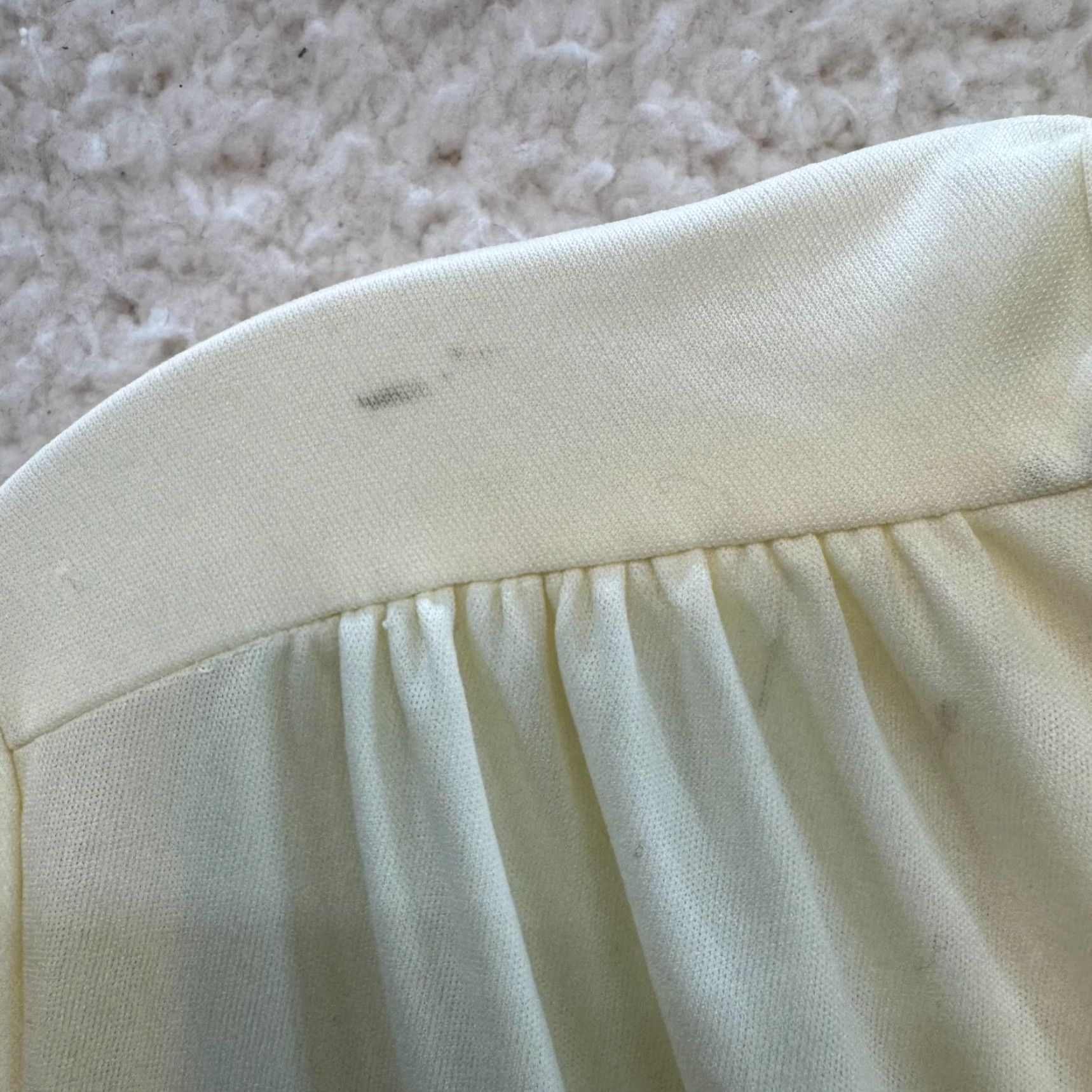 Vintage VINTAGE High Neck Button Up Top Blouse M Ivory Cream Edwardian Victorian Shirt Womens Size M / US 6-8 / IT 42-44 - 4 Thumbnail