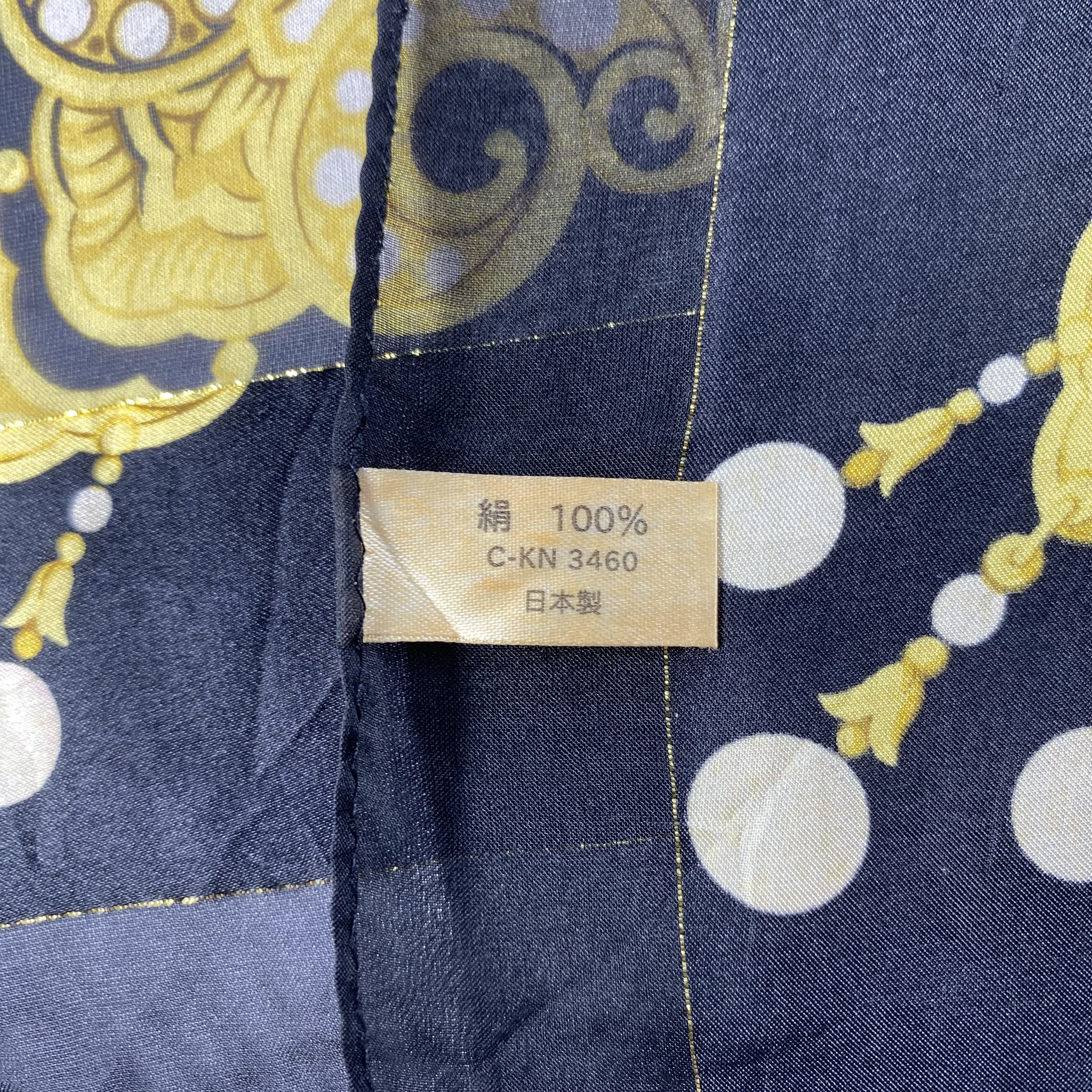 Japanese Brand × Vintage Vintage Italian Silk Scarf Hand Rolled Chain SS078 Size ONE SIZE - 5 Thumbnail