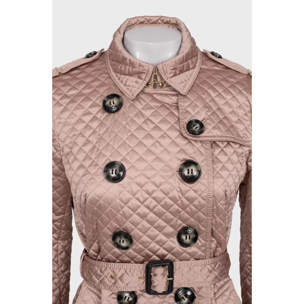 Burberry Elegant Burberry Quilted Belted Jacket Size M Size M / US 6-8 / IT 42-44 - 4 Thumbnail
