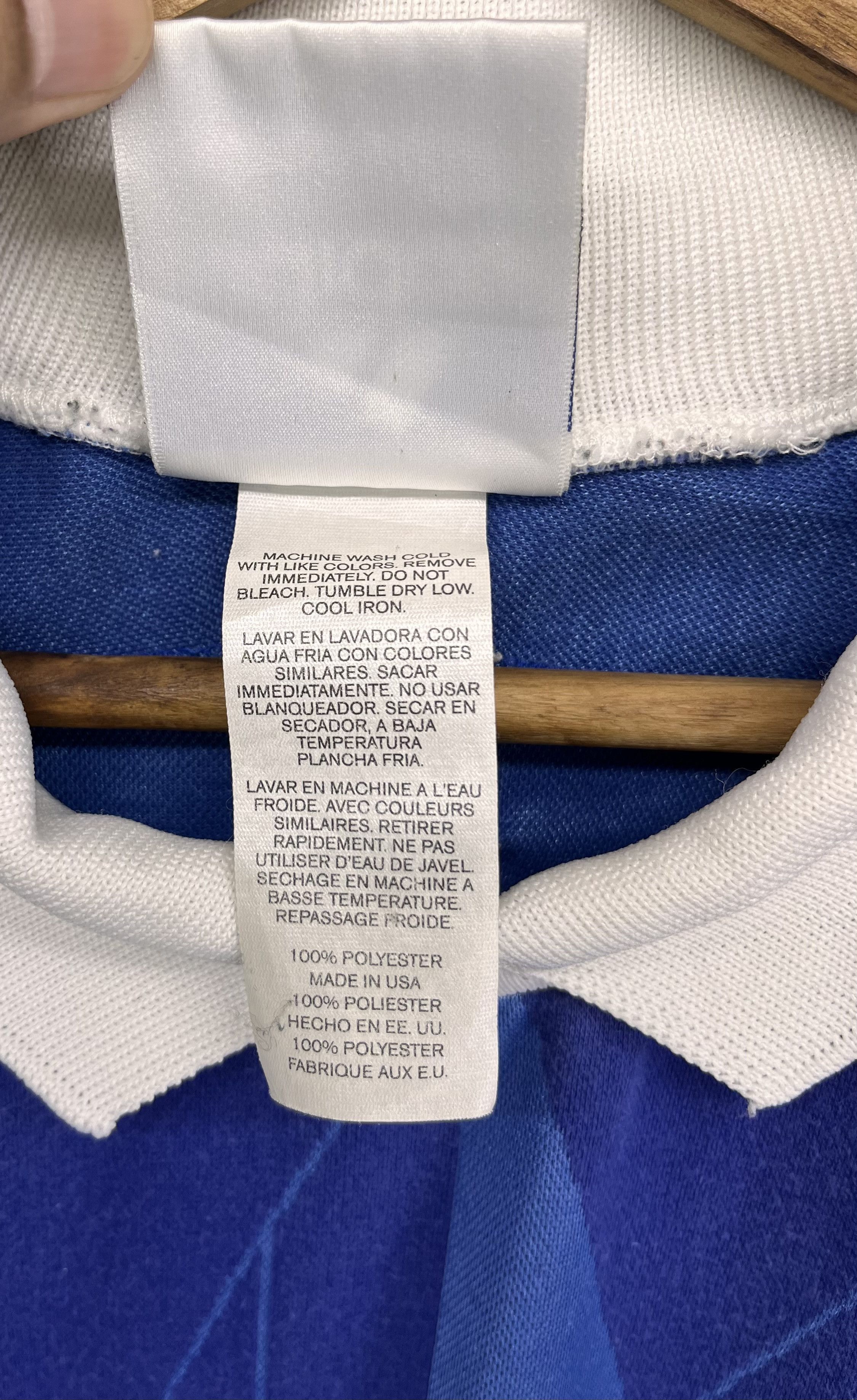 Adidas Vintage Adidas France Nationally Style Long Sleeve Jersey Size US XL / EU 56 / 4 - 7 Thumbnail