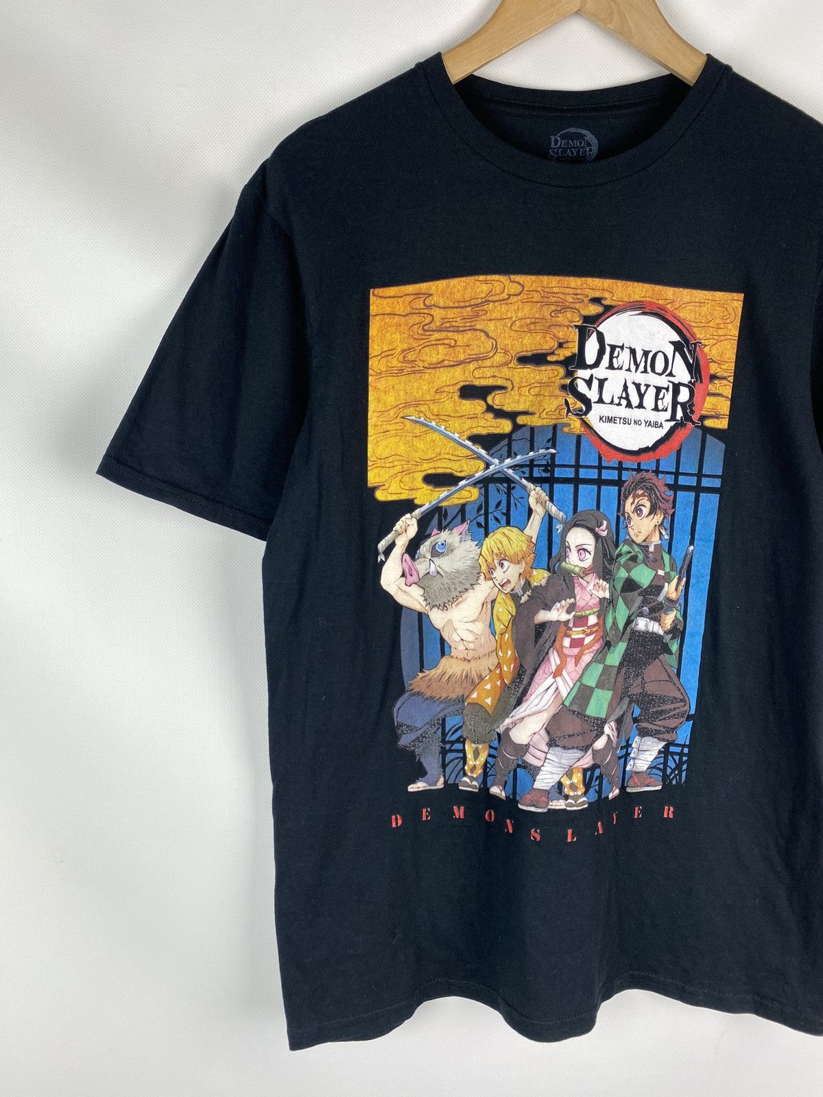 Anime Demon Slayer Kimetsu No Yaiba Poster men’s anime t shirt Size US M / EU 48-50 / 2 - 2 Thumbnail