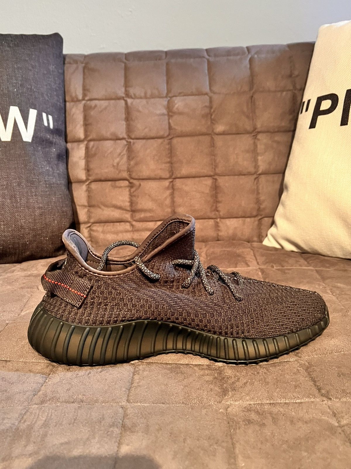 Adidas × Kanye West YEEZY BOOST 350 V2 'BLACK NON-REFLECTIVE' Size US 9 / EU 42 - 5 Thumbnail