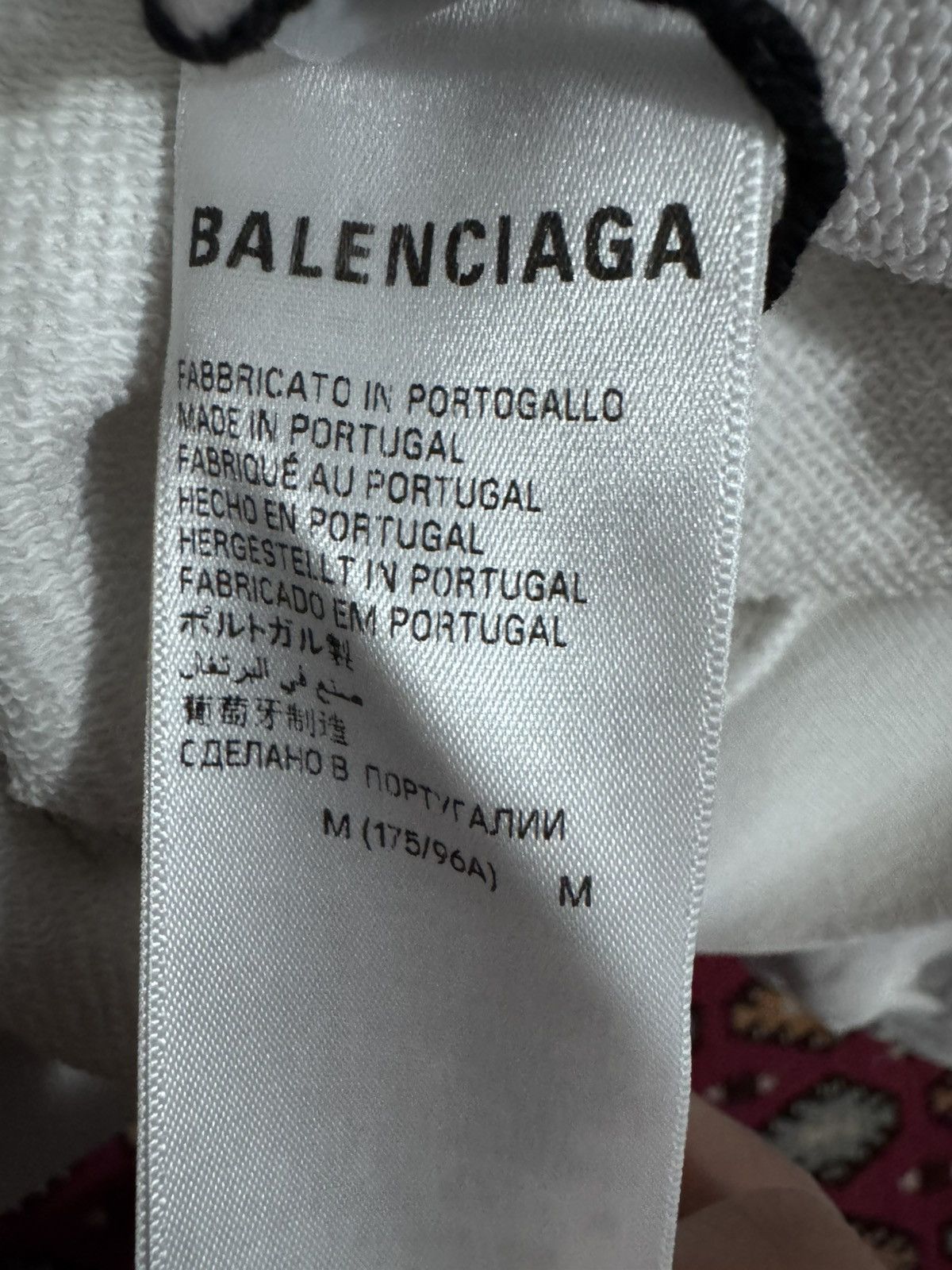 Balenciaga Balenciaga DIY College Logo Hoodie White 🌊🌊BLUELLE🌊🌊 Size US M / EU 48-50 / 2 - 5 Thumbnail