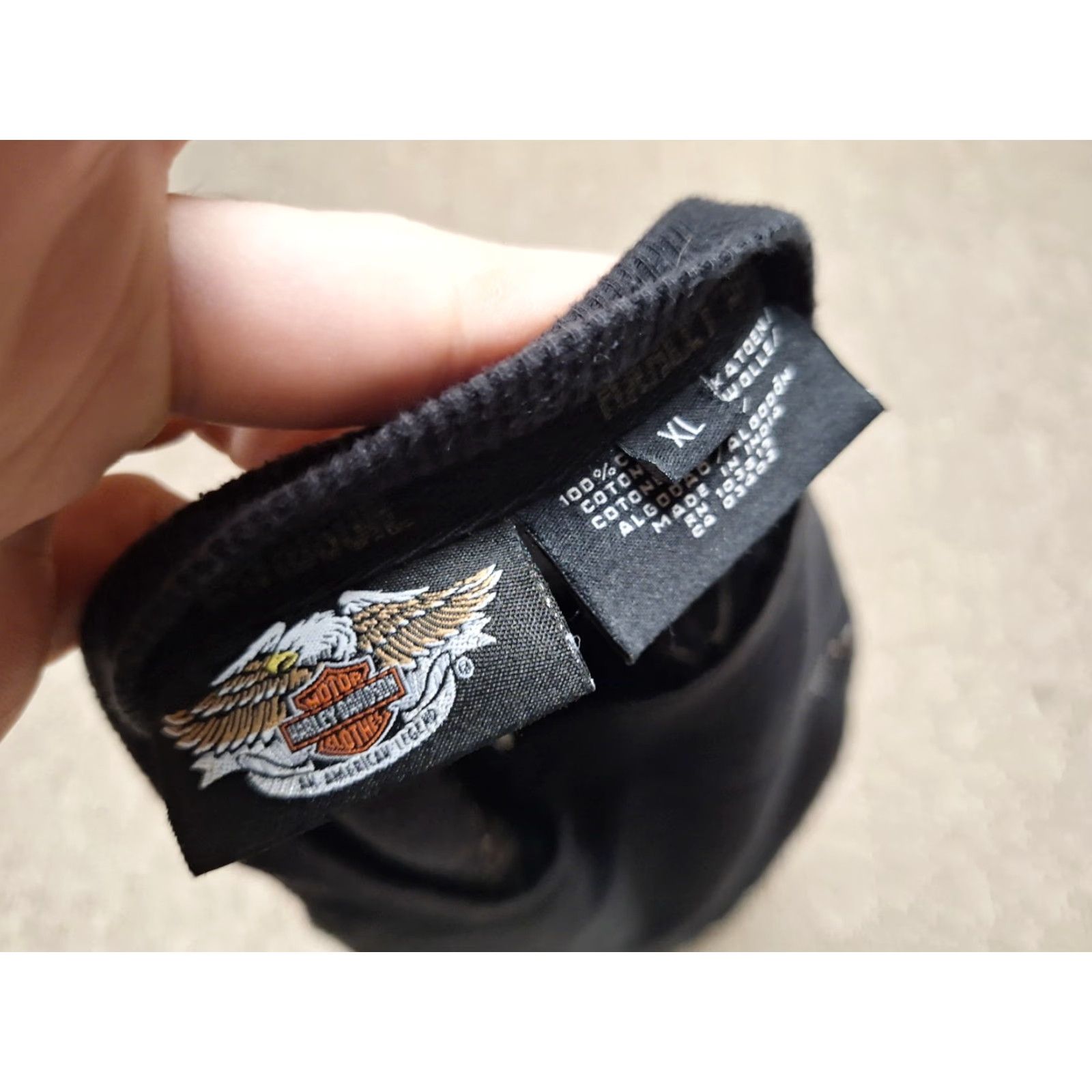 Harley Davidson Harley-Davidson Biker Motorcycles Thermal Embroidered Sword Tribal Shirt XL Black Men Long Sleeve Round Neck Pullover Knitted Sweater Casual Size US XL / EU 56 / 4 - 2 Thumbnail