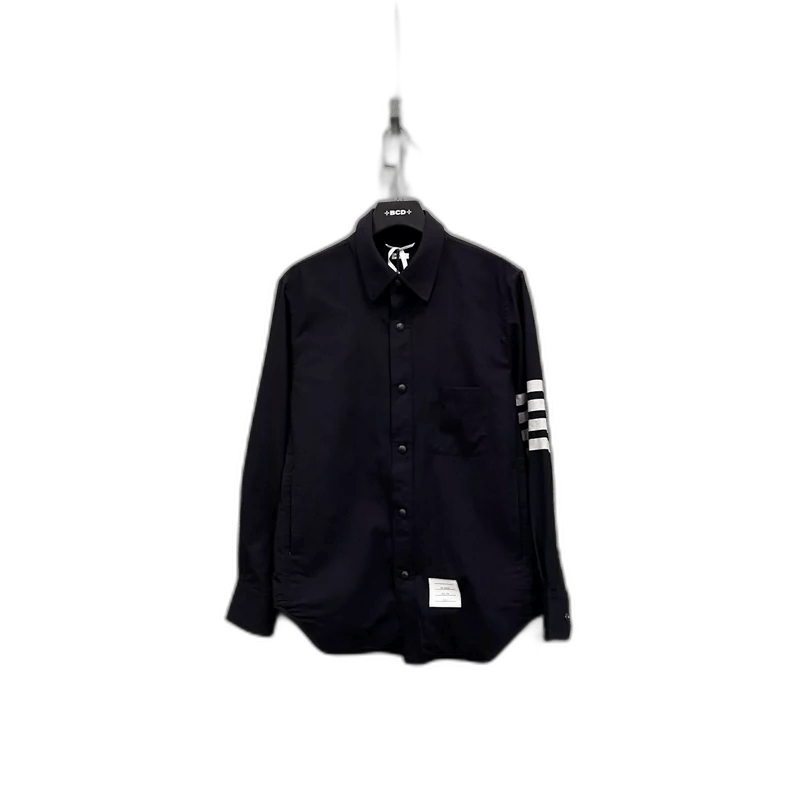 Thom Browne Thom Browne Long Sleeve Shirt with Stripes Size US S / EU 44-46 / 1 - 1 Thumbnail