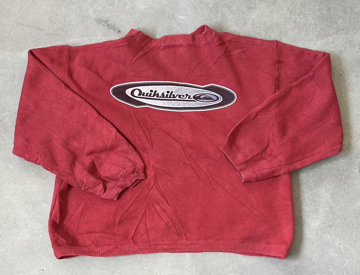 Quiksilver VINTAGE QUIKSILVER CROPPED SWEATSHIRT Size US L / EU 52-54 / 3 - 1 Thumbnail