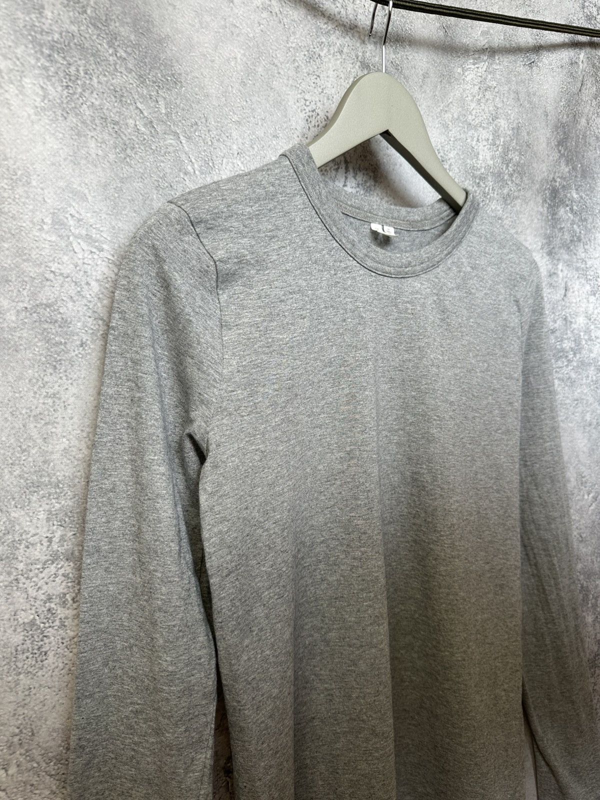Arket × Designer ARKET Long Sleeve T-Shirt Crew Neck Gray Pullover Size S / US 4 / IT 40 - 4 Thumbnail