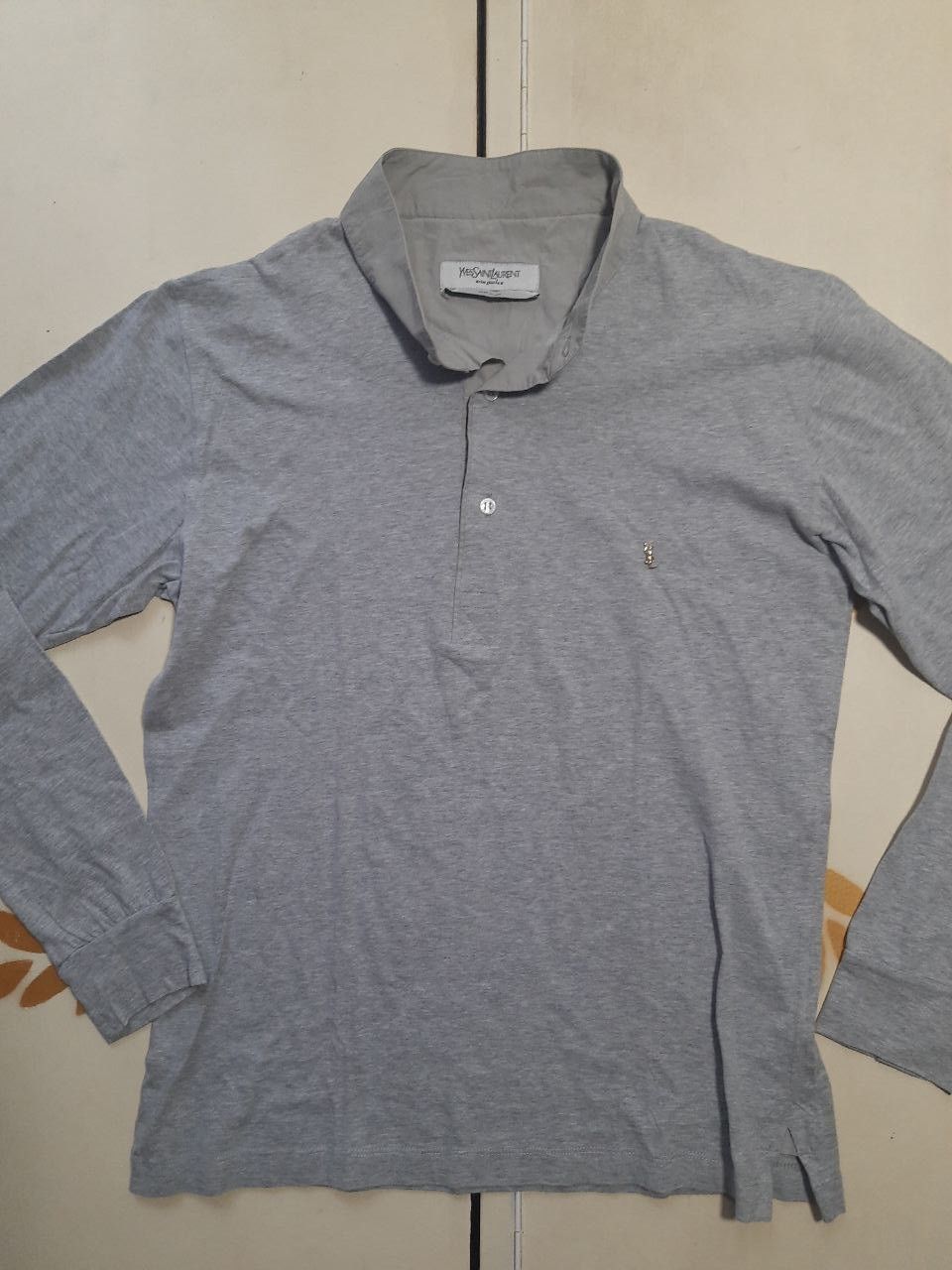 Yves Saint Laurent YSL Rive Gauche Long Sleeve Shirt Size US L / EU 52-54 / 3 - 3 Thumbnail