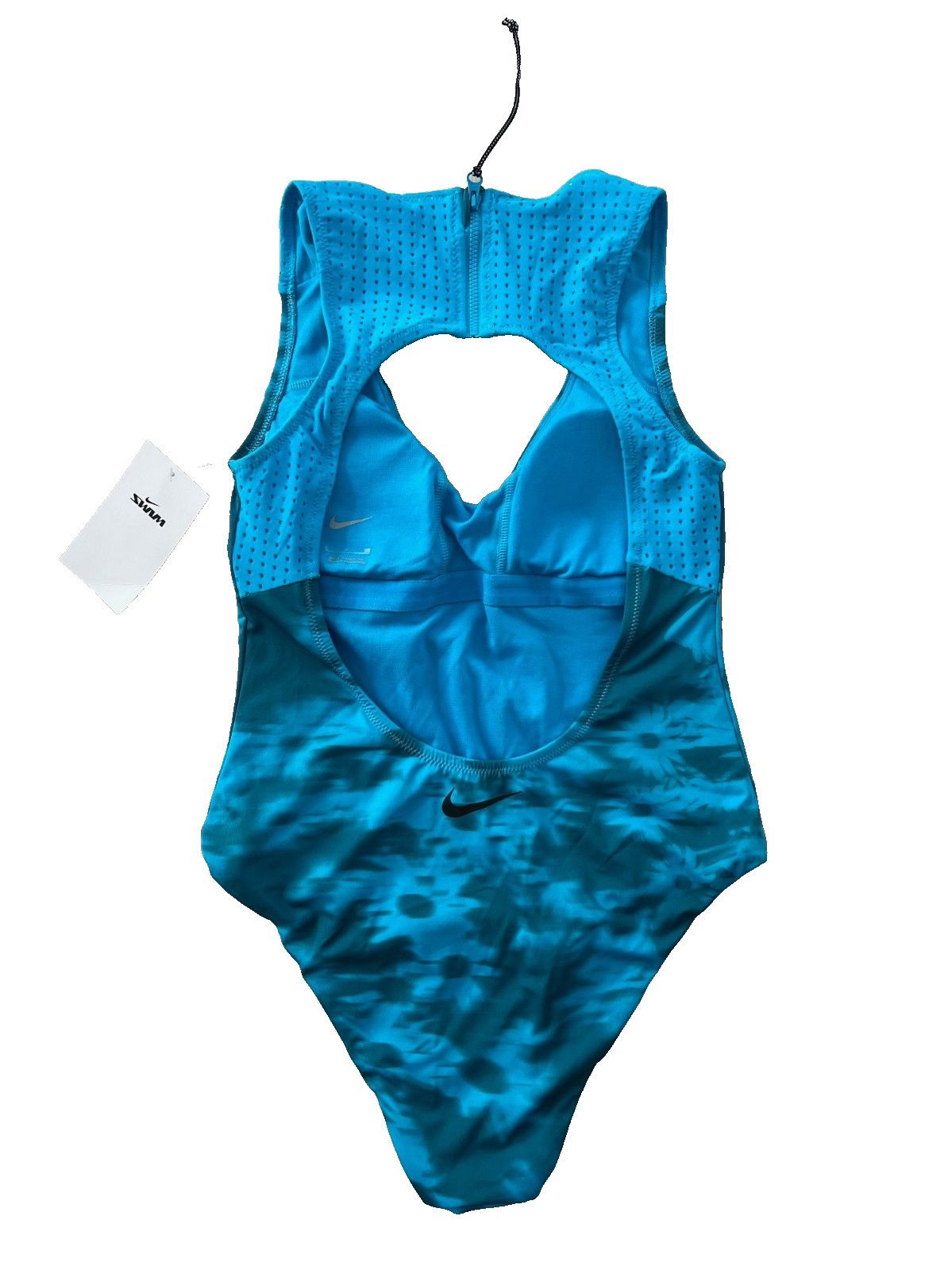 Nike Nike NESSD310 Floral Fade Keyhole Back Swimsuit Blue ( S ) Size 28" / US 6 / IT 42 - 3 Thumbnail