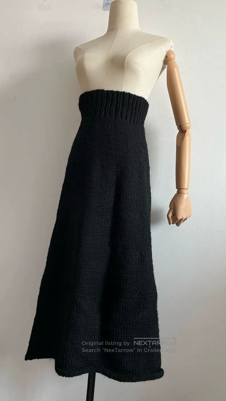 Comme des Garcons Comme des Garcons size F Chunky knit black skirt Size 25" / US 0 / IT 36 - 6 Thumbnail
