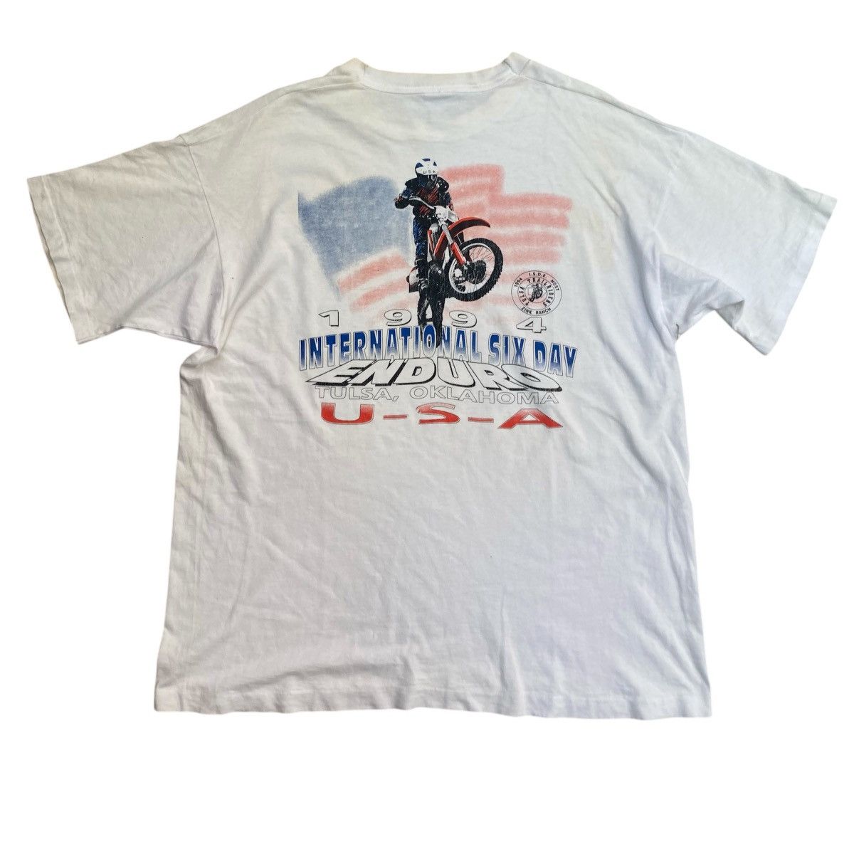 Fruit Of The Loom 90s internasional six say Enduro Tulsa , Oklahoma fotl Size US XL / EU 56 / 4 - 1 Thumbnail