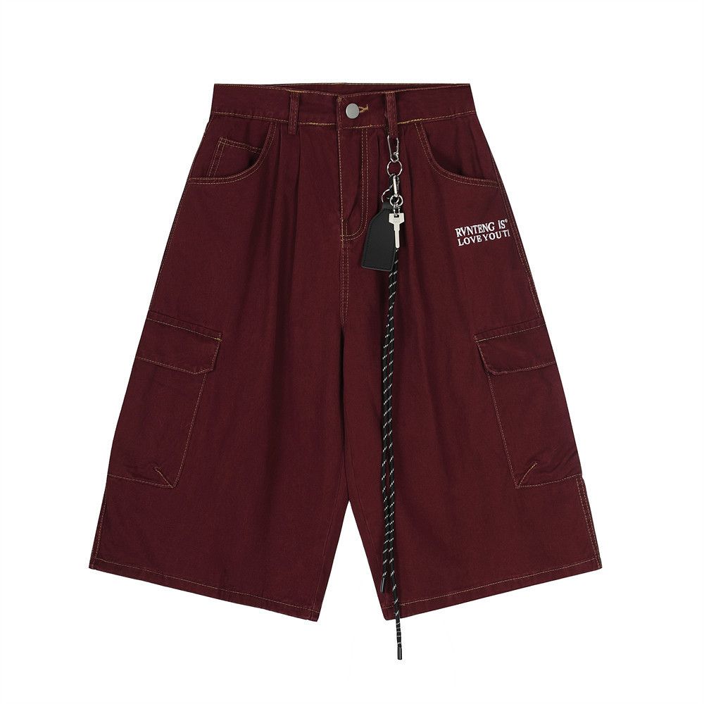 Japanese Brand American workwear metal pendant multi-pocket denim shorts Size US 32 / EU 48 - 1 Thumbnail