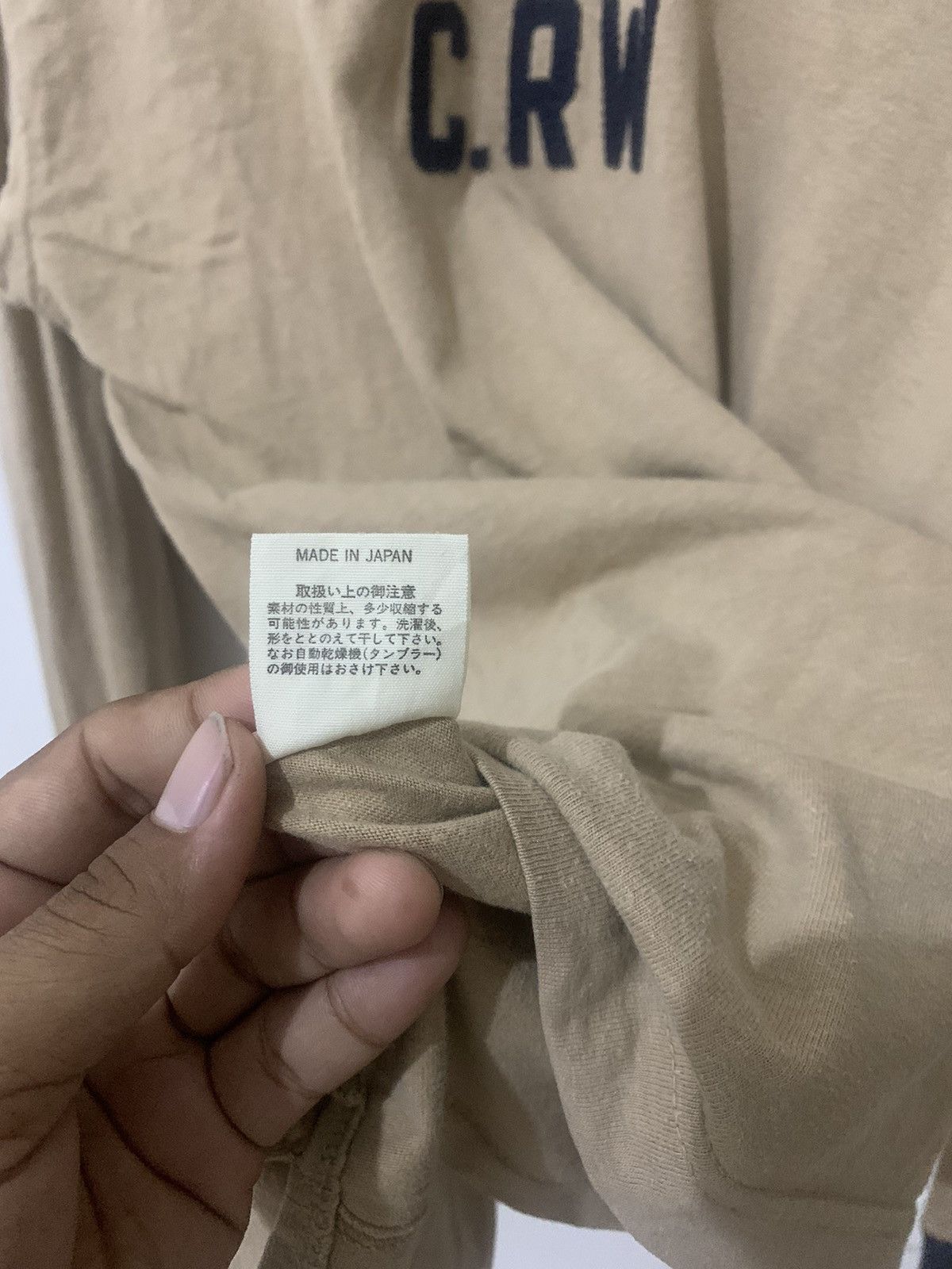 45rpm × Kapital × Vintage 1990s 45rpm – C.RW Polo Long Sleeve Shirt Japan Made Size US L / EU 52-54 / 3 - 12 Thumbnail