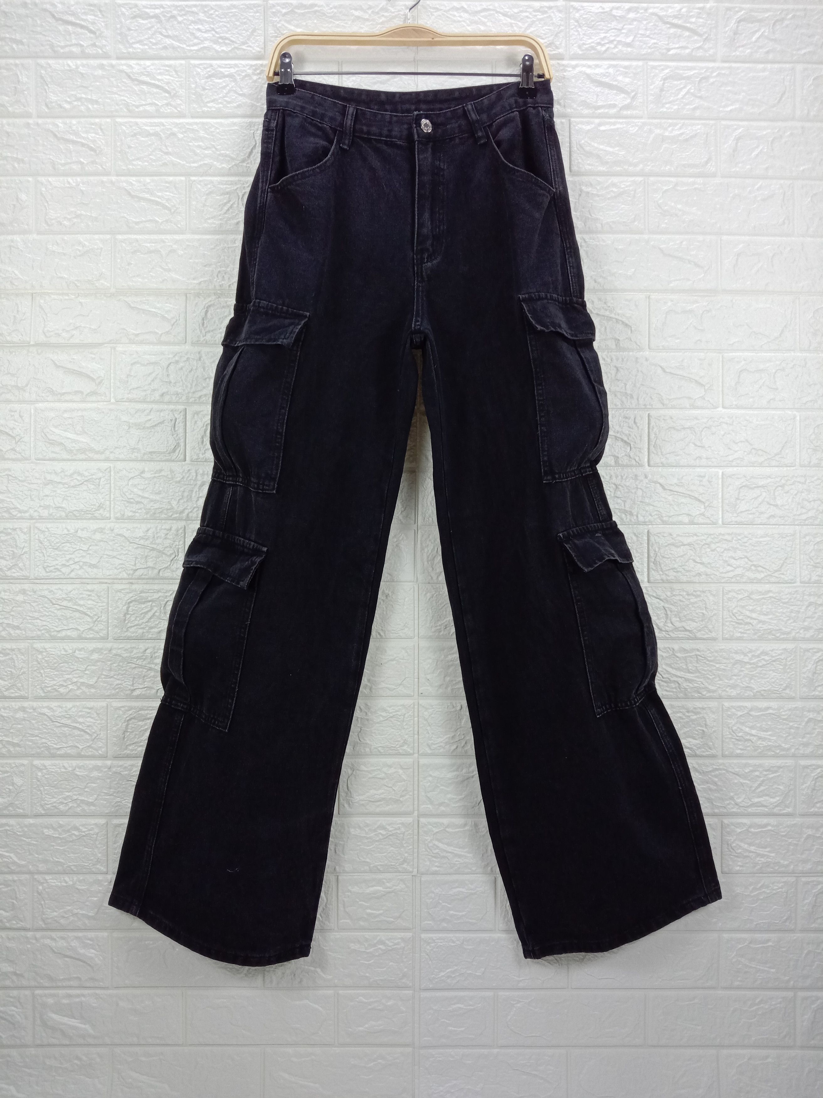 Japanese Brand Vintage Japanese Baggy Cargo Multi Pocket Seditionaries Pant Size US 29 - 1 Thumbnail