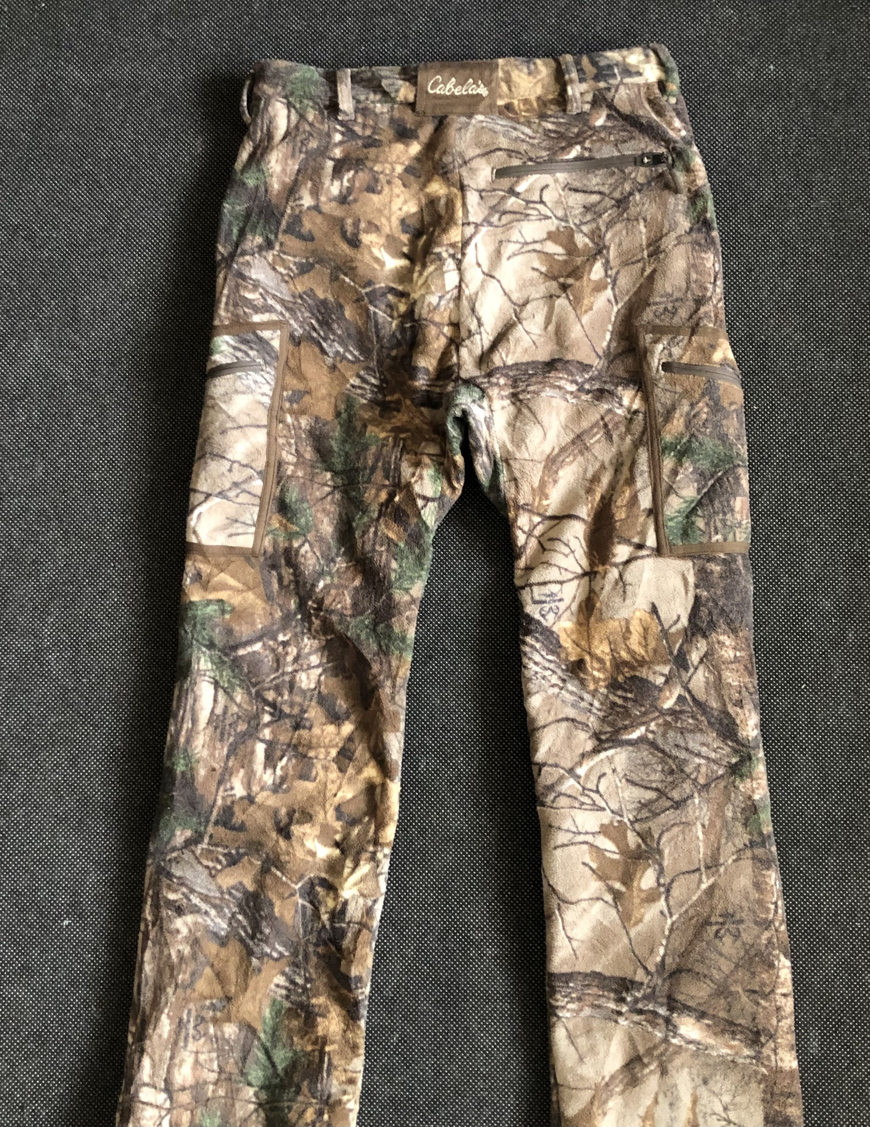 Cabelas × Realtree CABELA’S REAL TREE HUNTING FLEECE CARGO PANTS Size US 35 - 12 Thumbnail