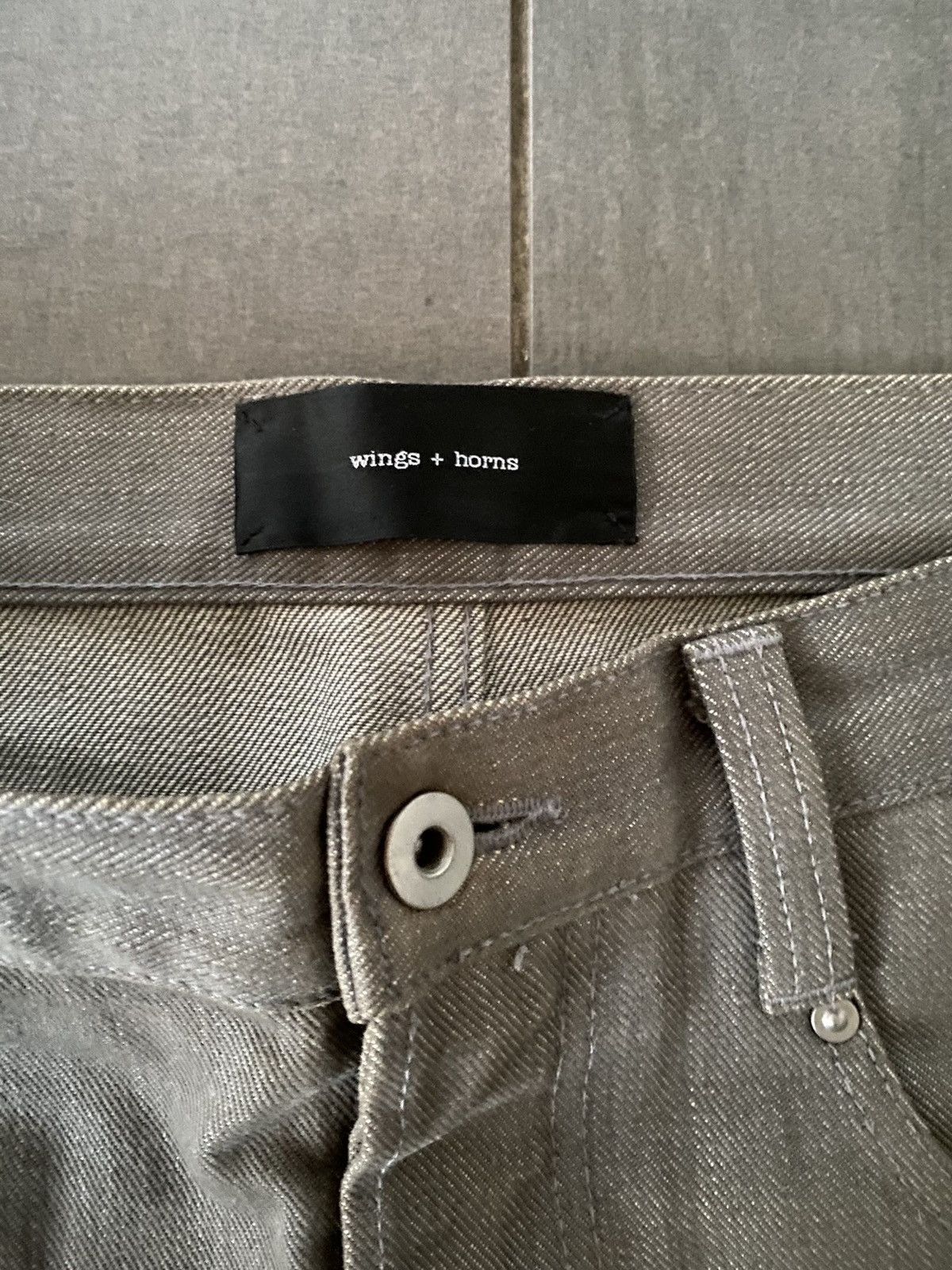 Wings + Horns Wings + Horns Raw Japanese Selvage denim Size US 30 / EU 46 - 4 Thumbnail