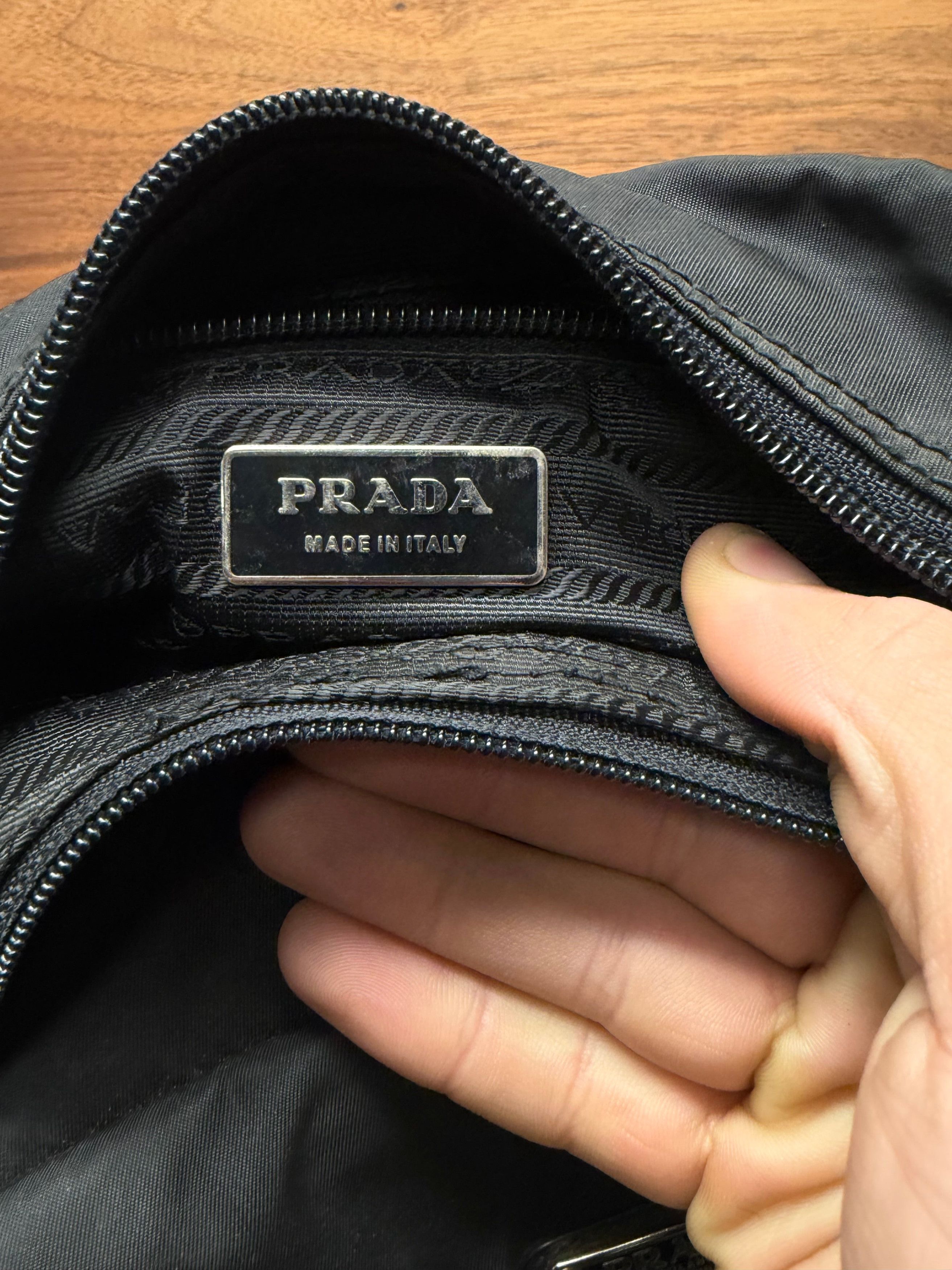 Prada Prada Black Nylon Crossbody ‘Hobo’ Bag Size ONE SIZE - 5 Thumbnail