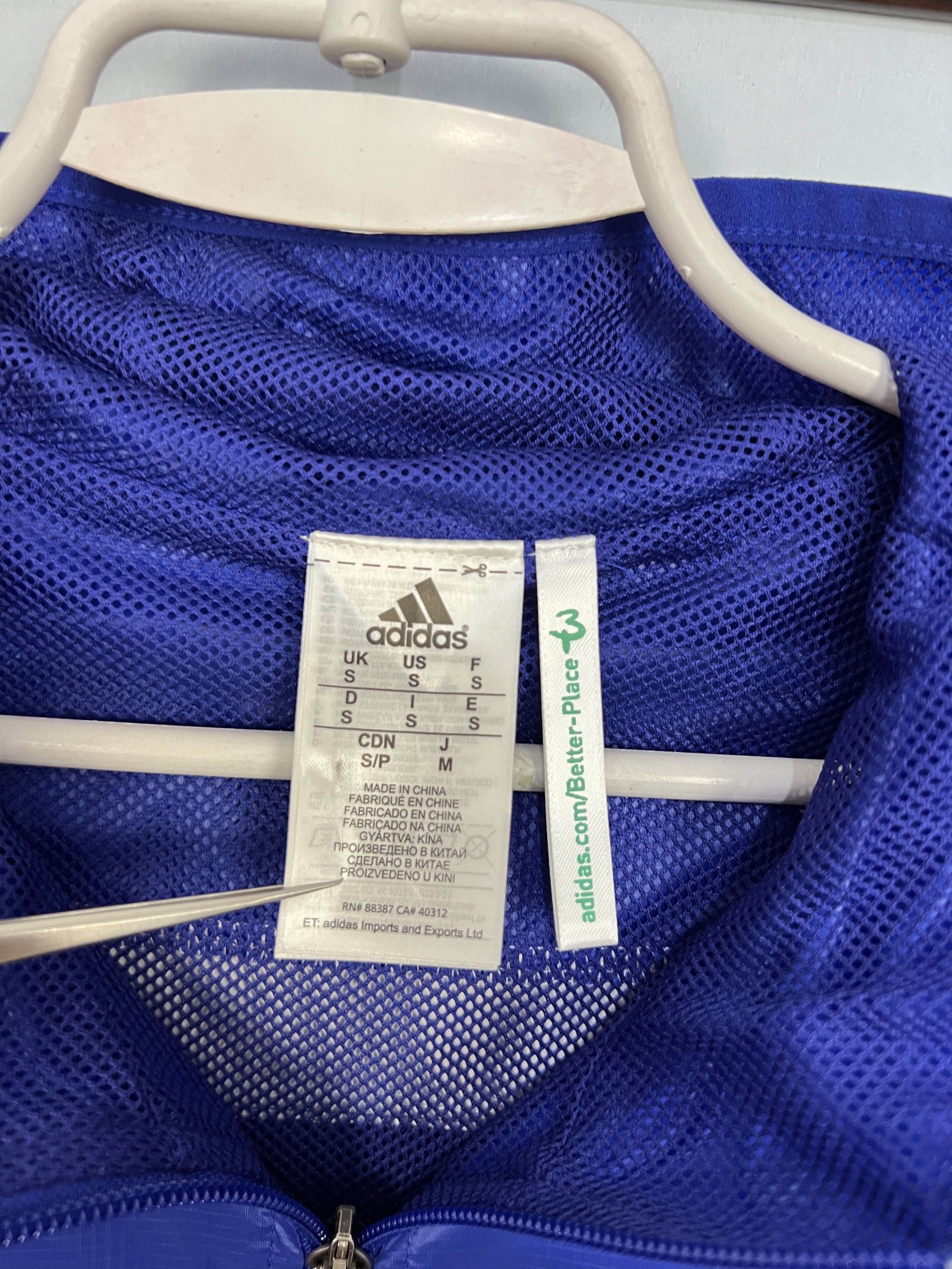 Adidas Vintage Adidas Chelsea Nylon Football Jacket Hooded Size US S / EU 44-46 / 1 - 7 Thumbnail