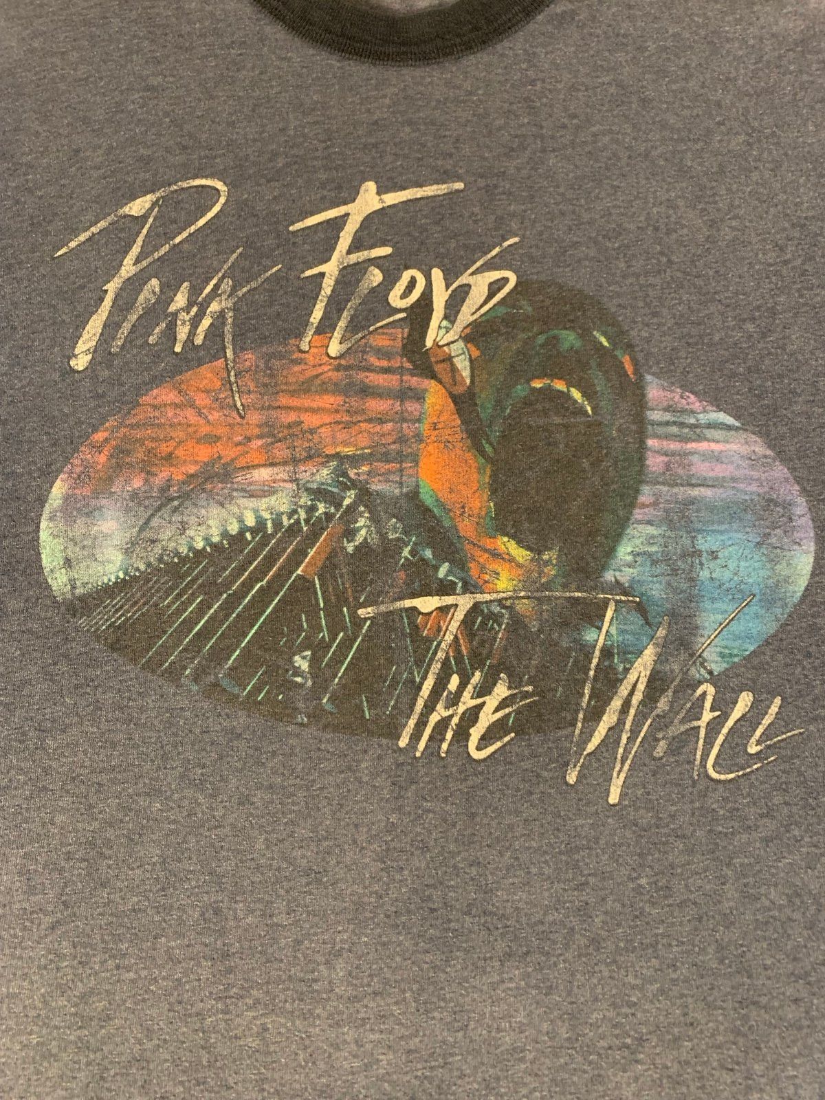 Pink Floyd Vintage Pink Floyd The Wall ringer t-shirt Size US L / EU 52-54 / 3 - 4 Thumbnail