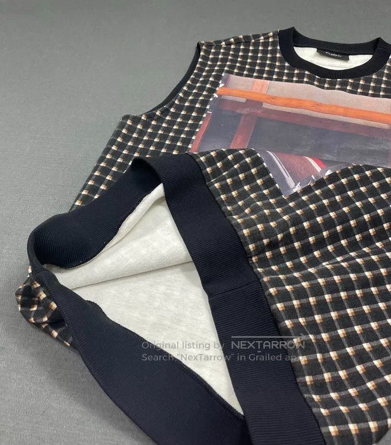 Givenchy Givenchy GVC Plaid Print Sleeveless Hoodie Vest Size US L / EU 52-54 / 3 - 1 Thumbnail