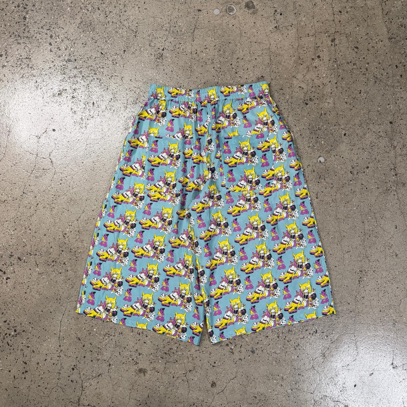 KIDILL Kidill Anime Girl Print Shorts Size US 32 / EU 48 - 5 Thumbnail
