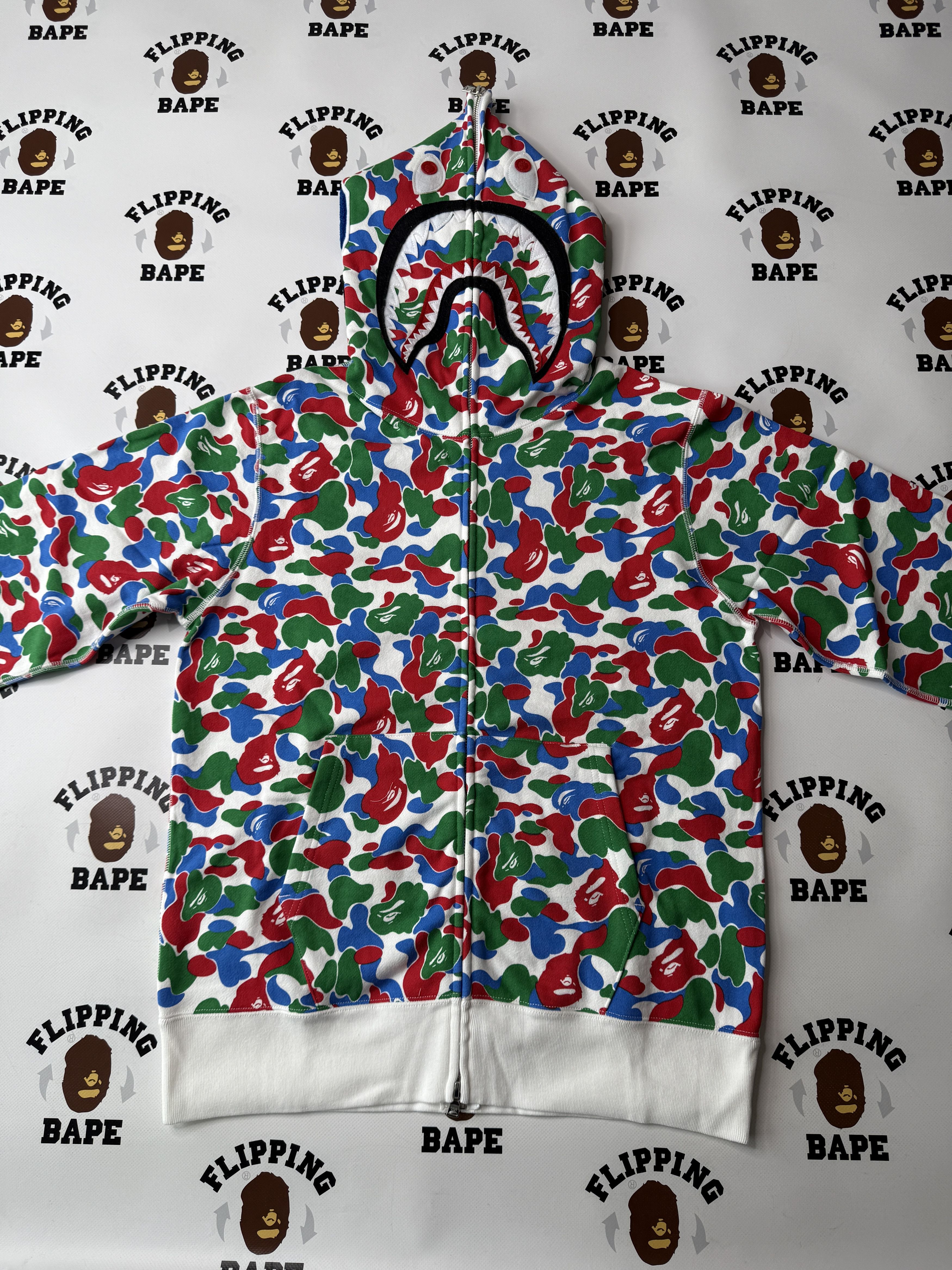 Bape BAPE QINGDAO SEPARATE SHARK FULL ZIP HOODIE Size US M / EU 48-50 / 2 - 10 Thumbnail