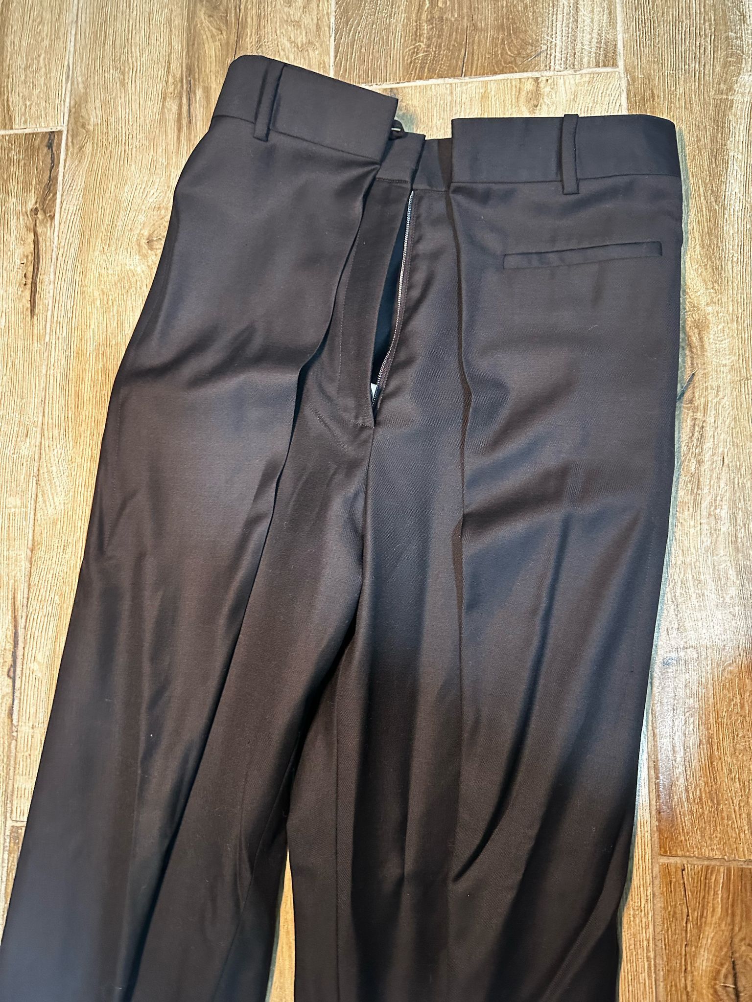 Loewe Loewe Black Deconstructed Double-Button Wool Trousers Size 25" / US 0 / IT 36 - 2 Thumbnail