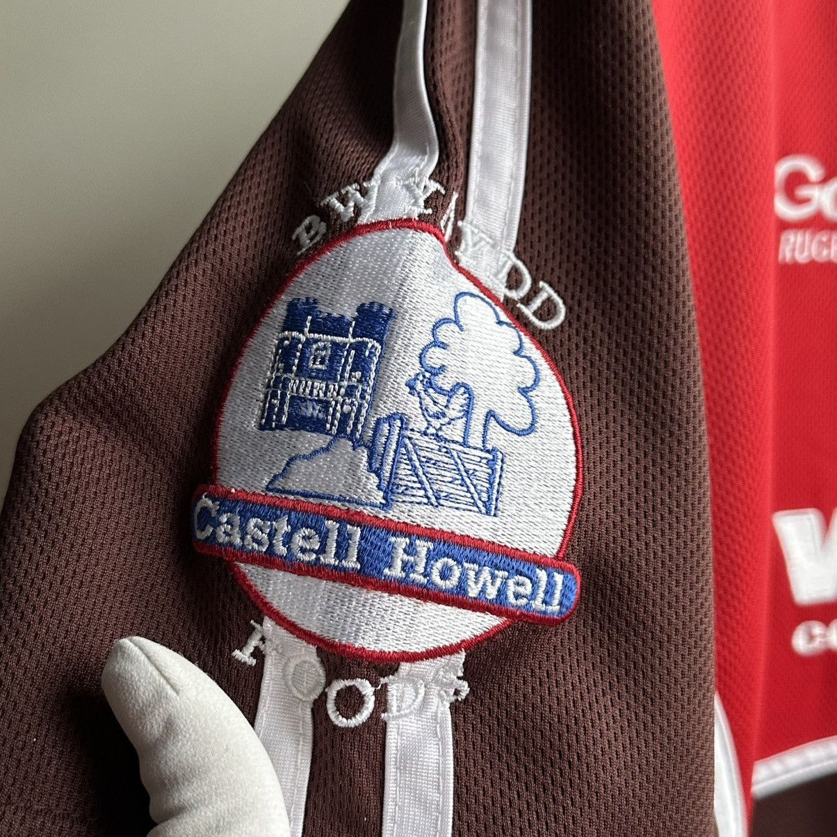 Vintage Vintage KooGa Llanelli Scarlets Stradey Park Rugby Jersey Size US L / EU 52-54 / 3 - 8 Thumbnail